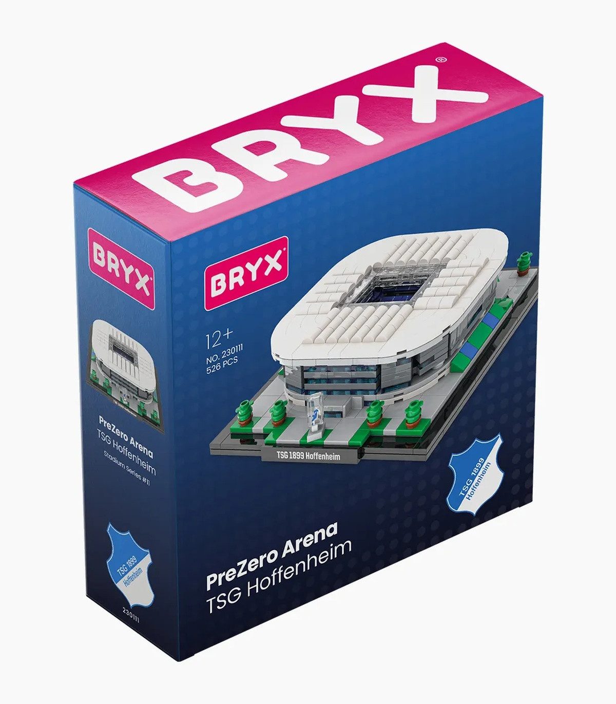 BRYX PreZero Arena TSG Hoffenheim Konstruktionsspielsteine, (529 St), Stadionmodell mit 529 Teilen