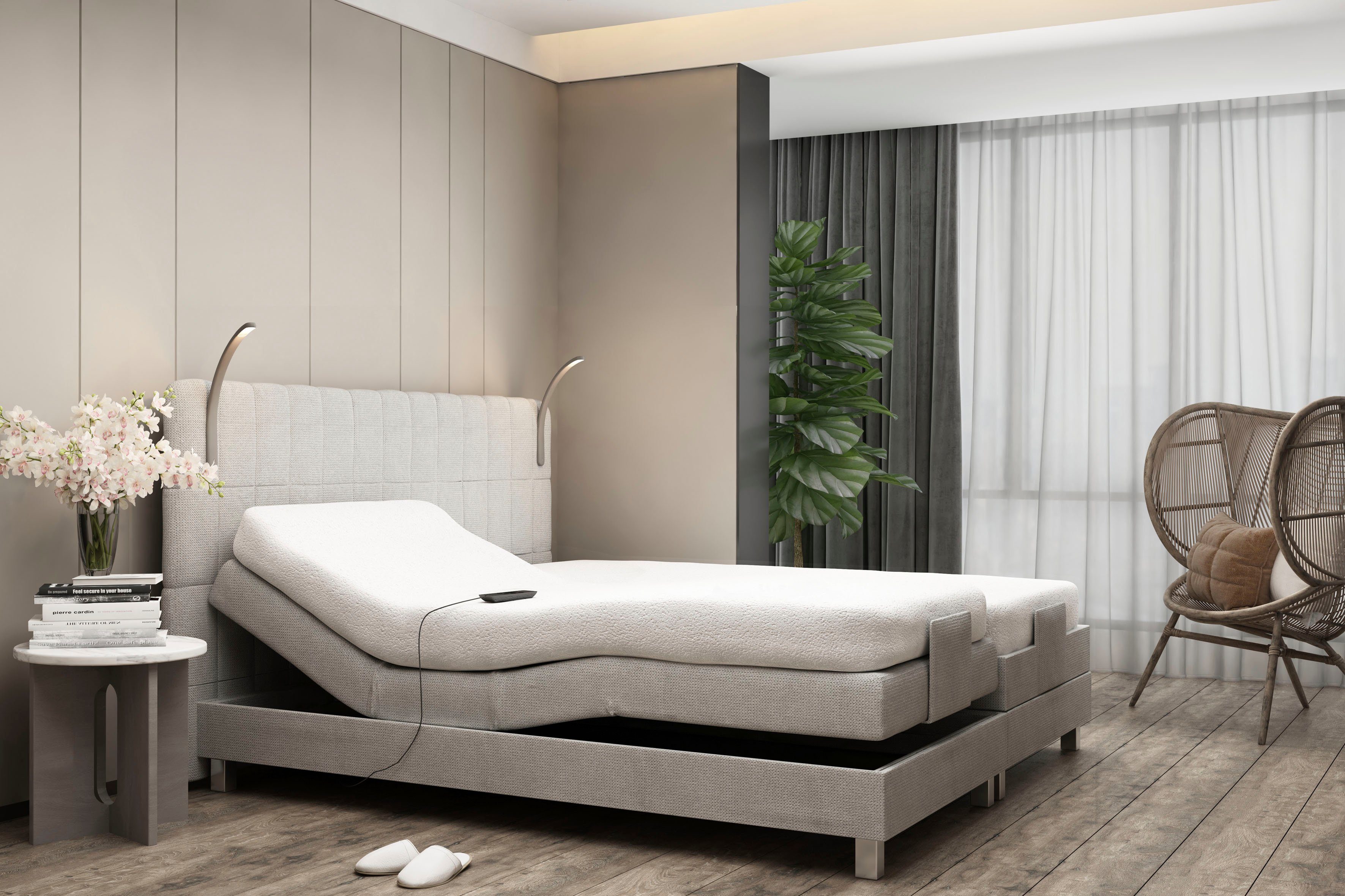 Westfalia Schlafkomfort Boxbett, mit Motor und LED-Beleuchtung