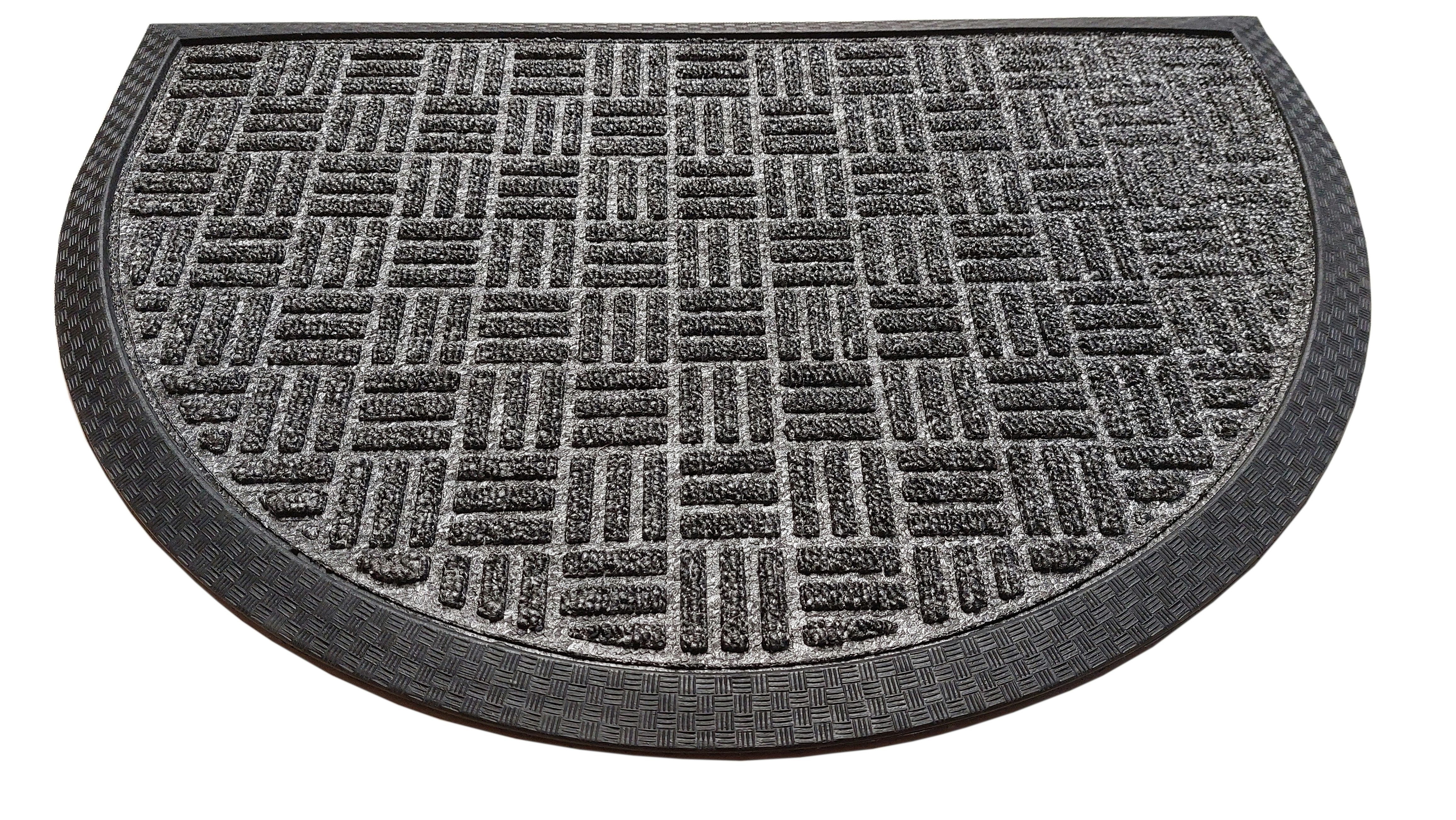 oKu-Tex Fußmatte "SUPER", Indoor & Outdoor, Türvorleger halbrund, wetterfes günstig online kaufen