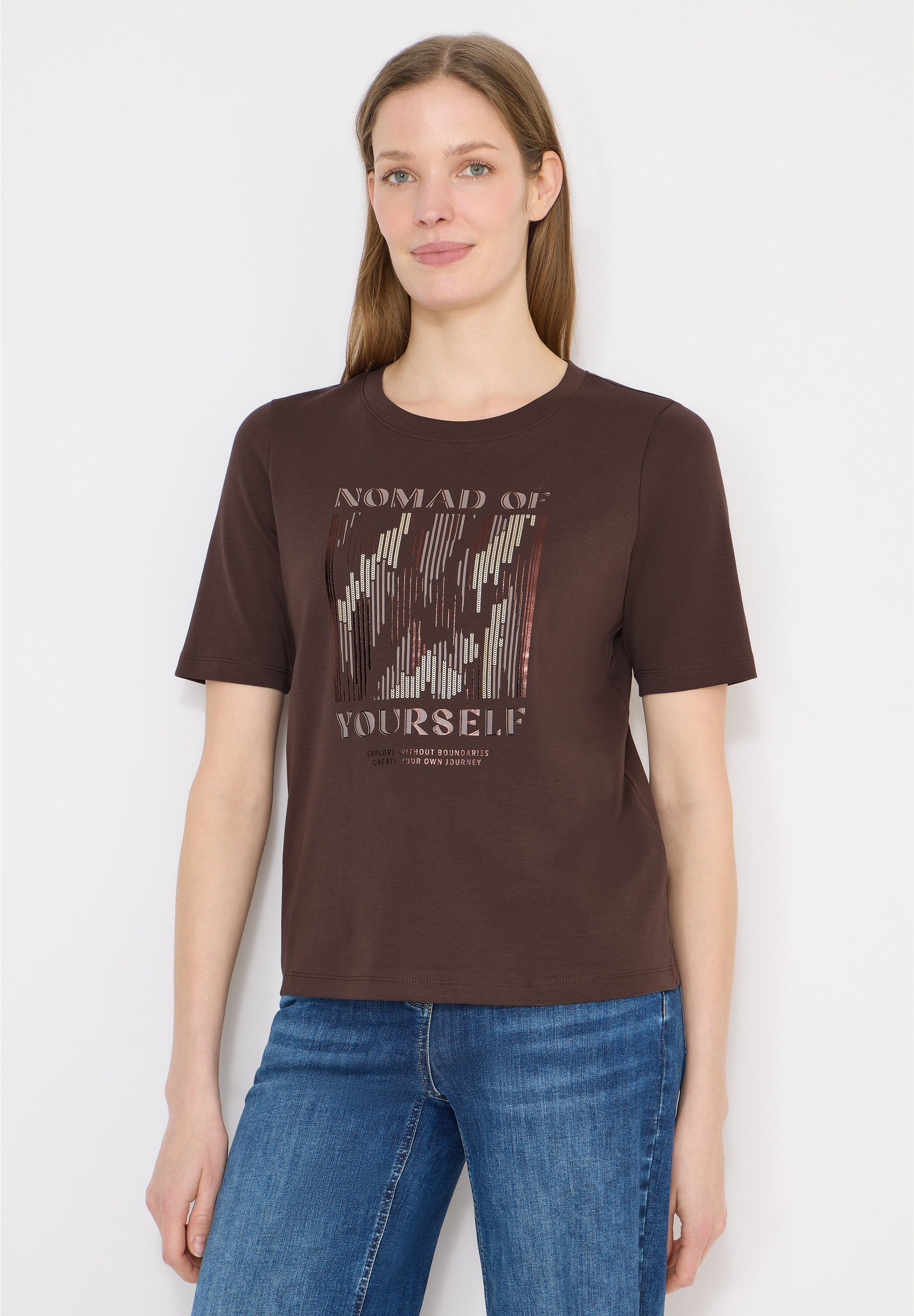 CECIL Print-Shirt mit Wording und Print