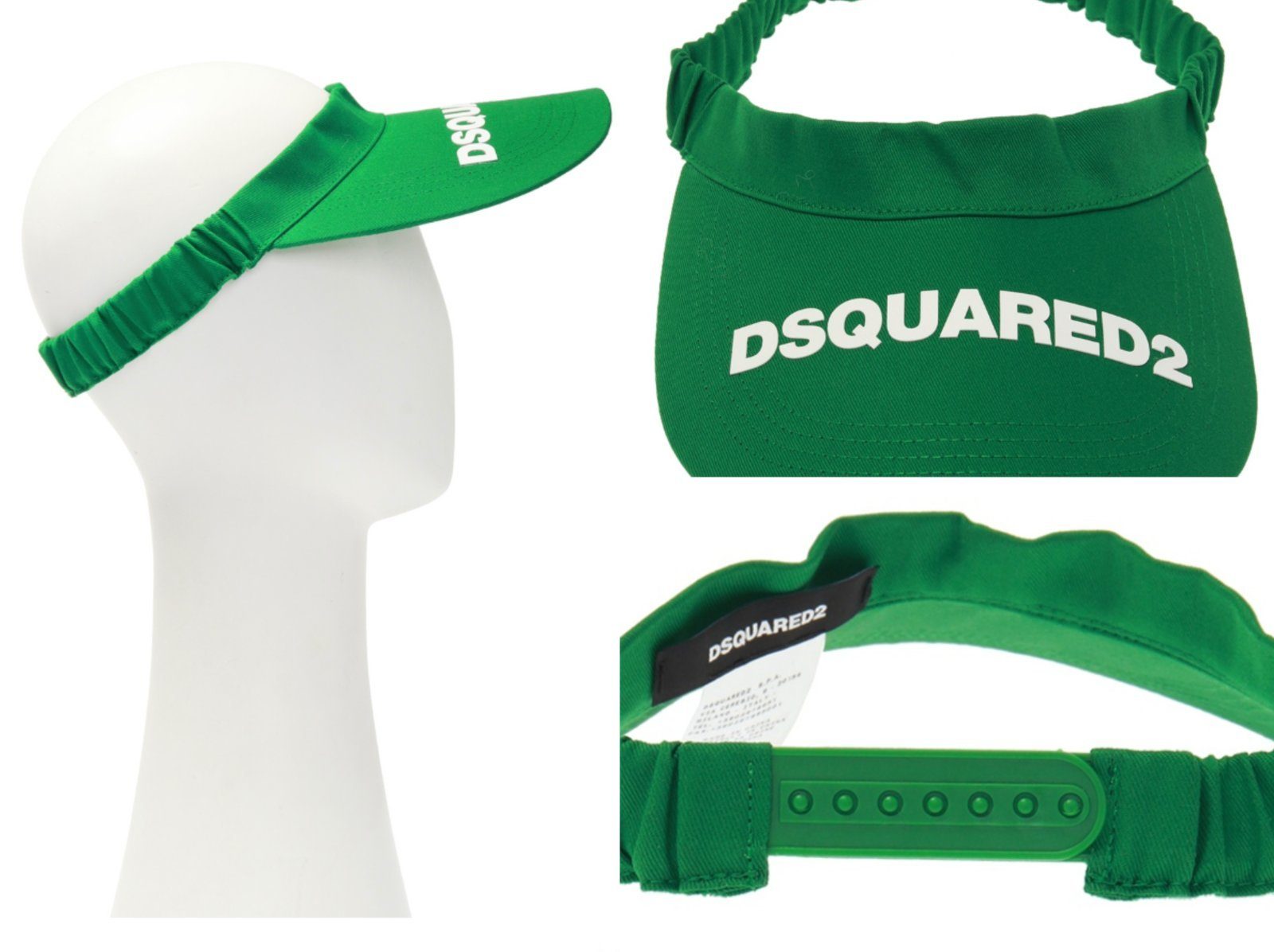 Dsquared2 Ledergürtel Dsquared2 Unisex Iconic Logo-patch Visor Cap Kappe Tennis Golf Hat Son