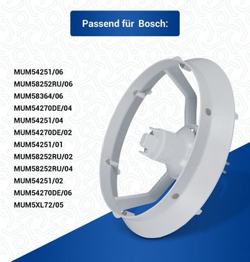 BOSCH Küchenmaschinen Zubehör-Set Scheibenträger Bosch 00656301 Halter, für Raspelscheibe Küchenmaschine