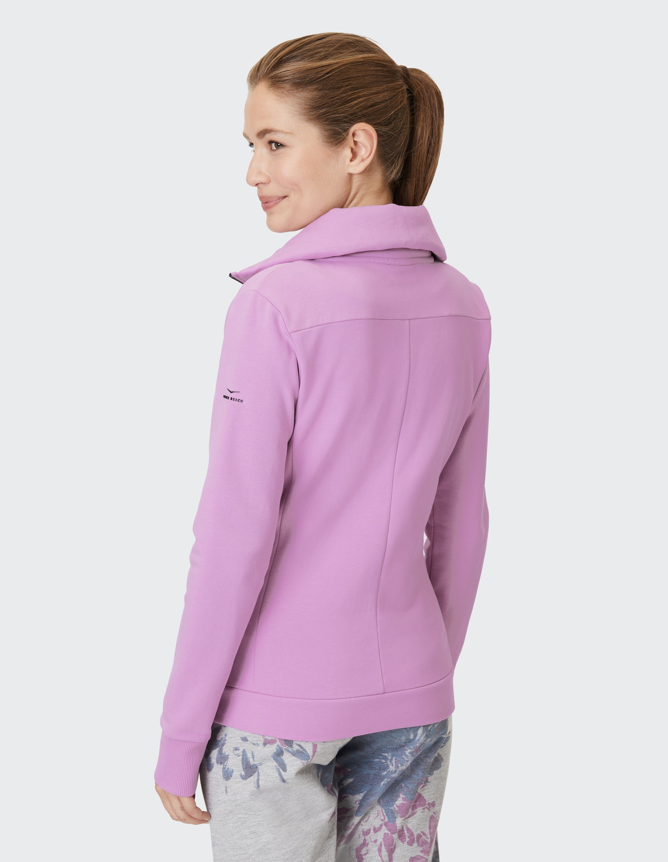 Sweatjacke VB pale Beach mauve Camilla (1-tlg) Venice Sweatjacke