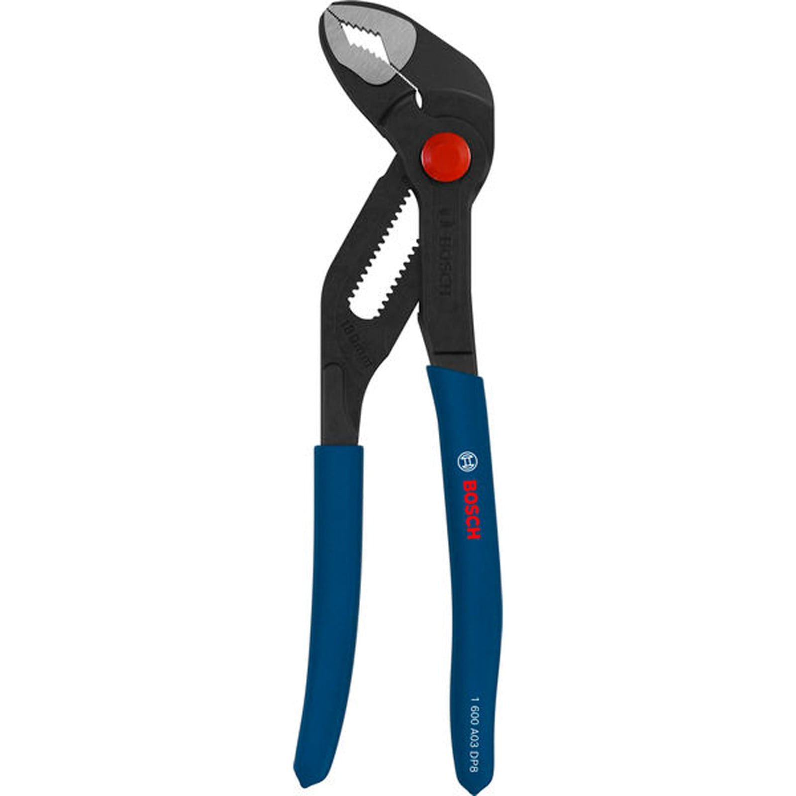 BOSCH Wasserpumpenzange Bosch Wasserpumpenzange 180 mm tauchbeschichtete rutschfeste Griffe -