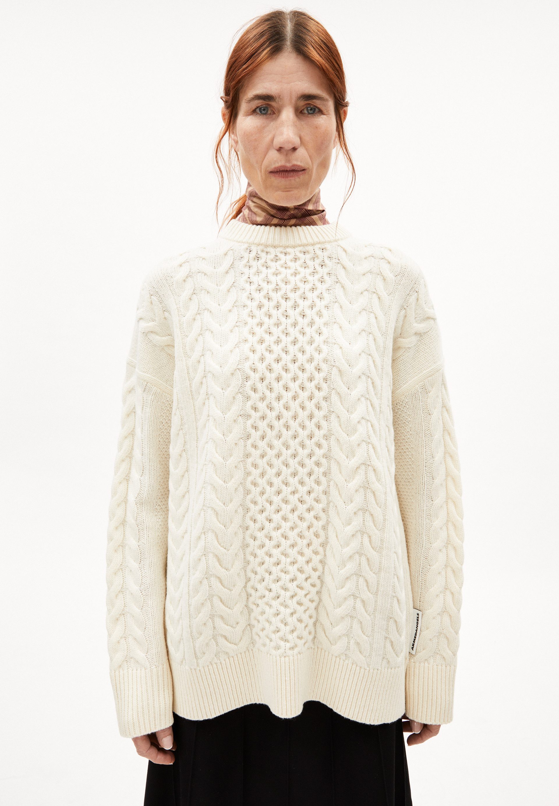 Armedangels Strickpullover BERFINAA CABLE Pullover Loose günstig online kaufen