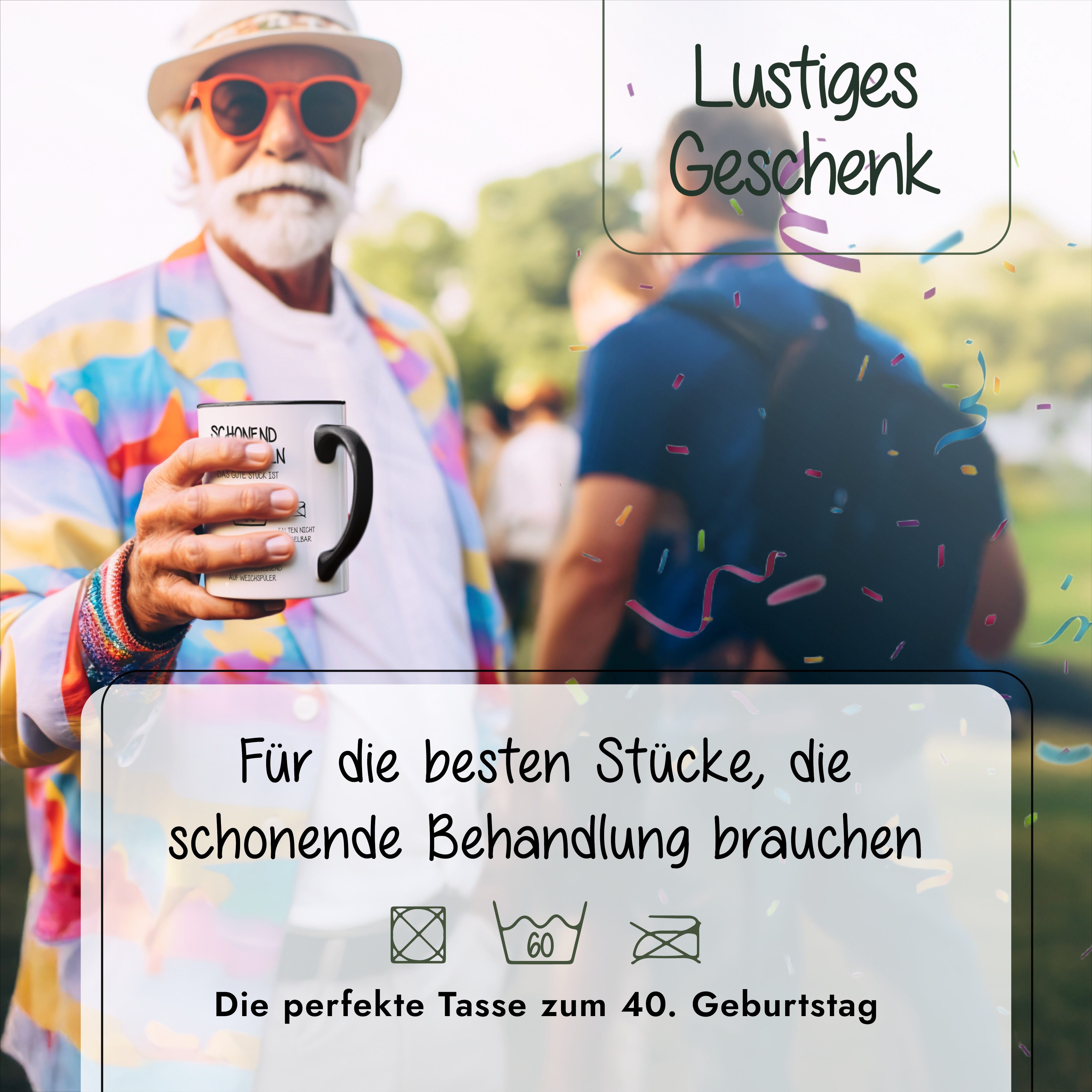 Amari Tasse AMARI® Tasse Schonend Behandeln - Geschenk Geburtstag