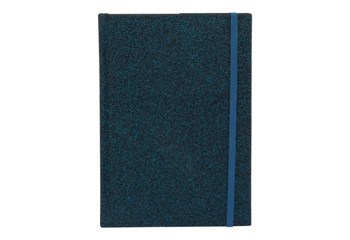 Thumbnail - Idena Notizbuch Idena 12255 - Notizbuch Glitter, nachtblau, 14 x 20 cm, kariert, 100