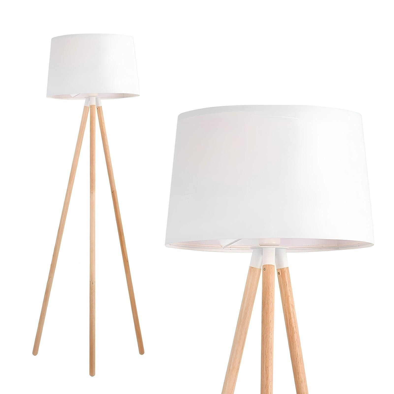 Tukrool Stehlampe Stehleuchte,lampe,Triangle Stehleuchte aus Holz, günstig online kaufen