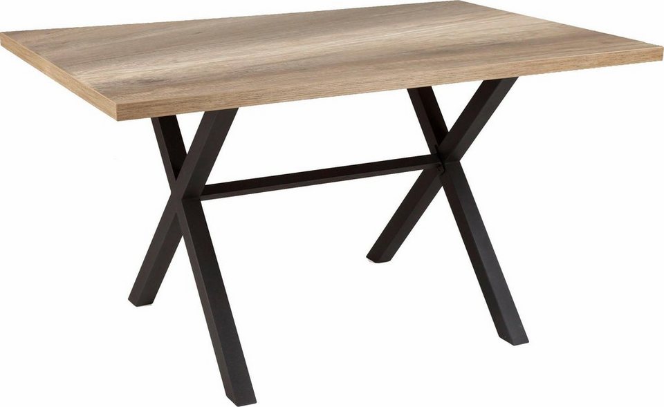 HELA Esstisch Bonny, Breite 140 cm, 3,6 cm starke Tischplatte