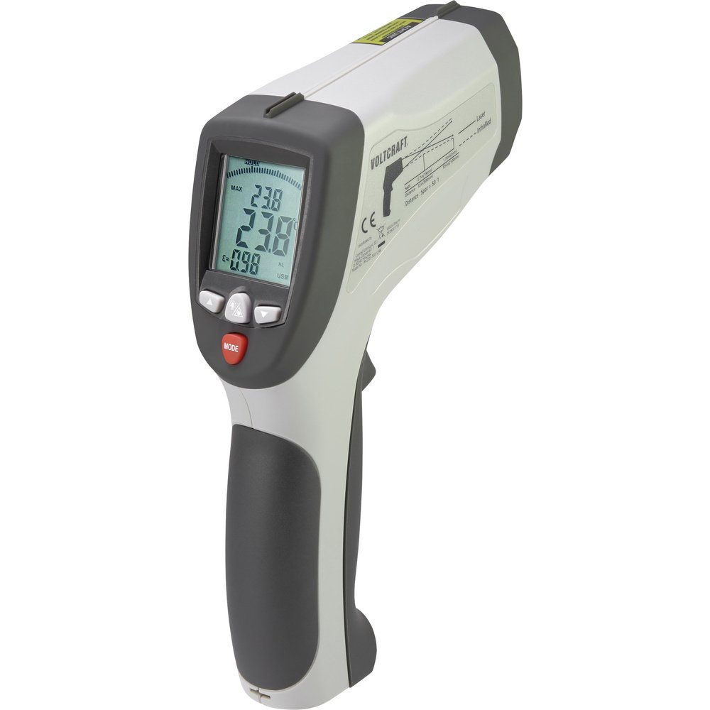 VOLTCRAFT Infrarot-Thermometer VOLTCRAFT IR 2201-50D Optik USB -50 Infrarot-Thermometer 2200 - 50:1