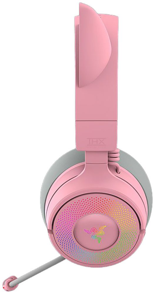 RAZER Kraken Kitty V3 Pro Gaming-Headset (Stummschaltung, integrierte Steuerung für Anrufe und Musik, Bluetooth)