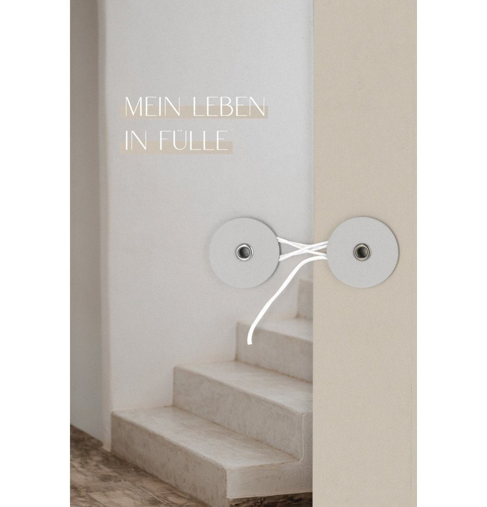 SCM Verlag Notizbuch Notizbuch mit Knopf - Mein Leben in Fülle