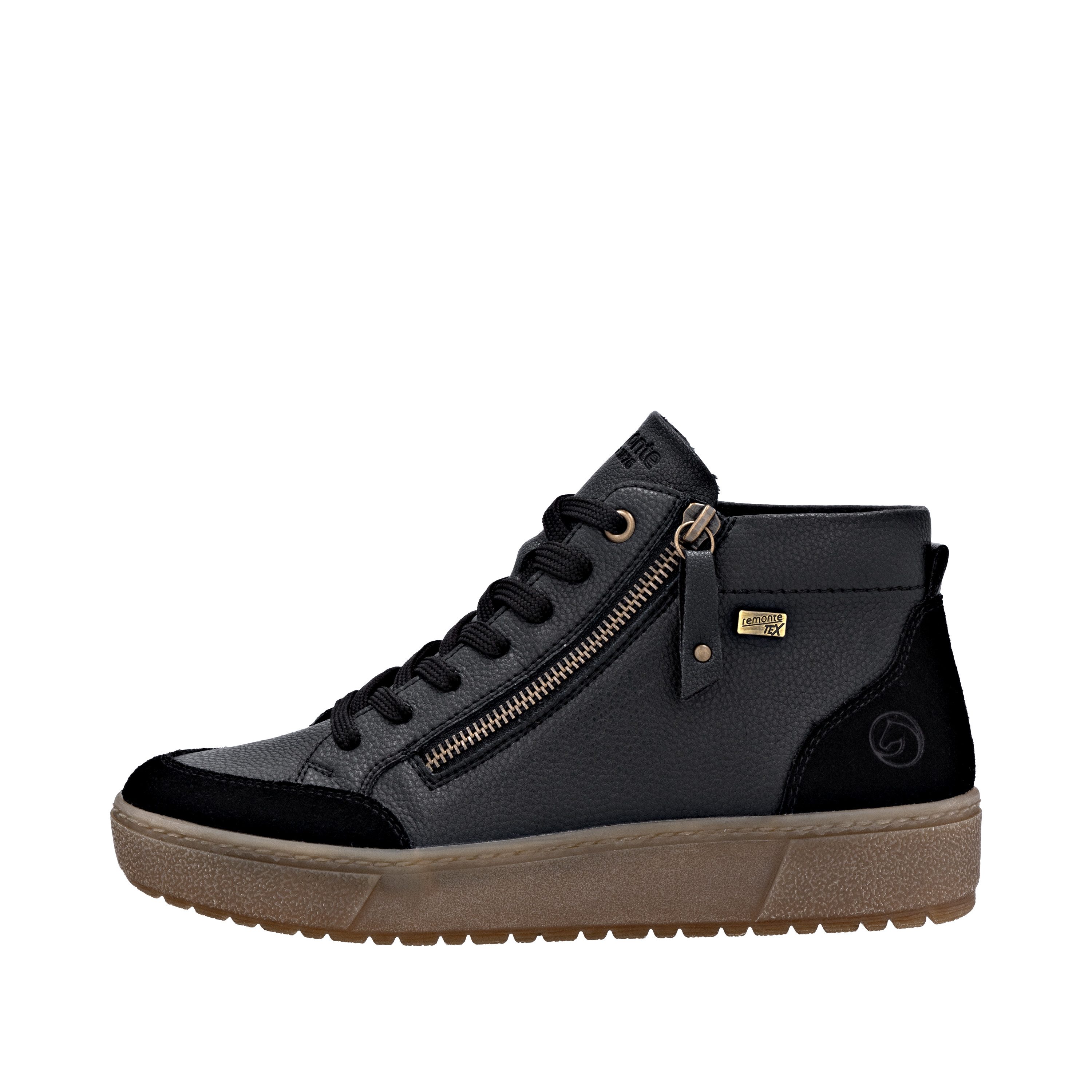 Remonte Plateausneaker Schnürboots, Stiefelette mit wasserabweisender TEX-Membran