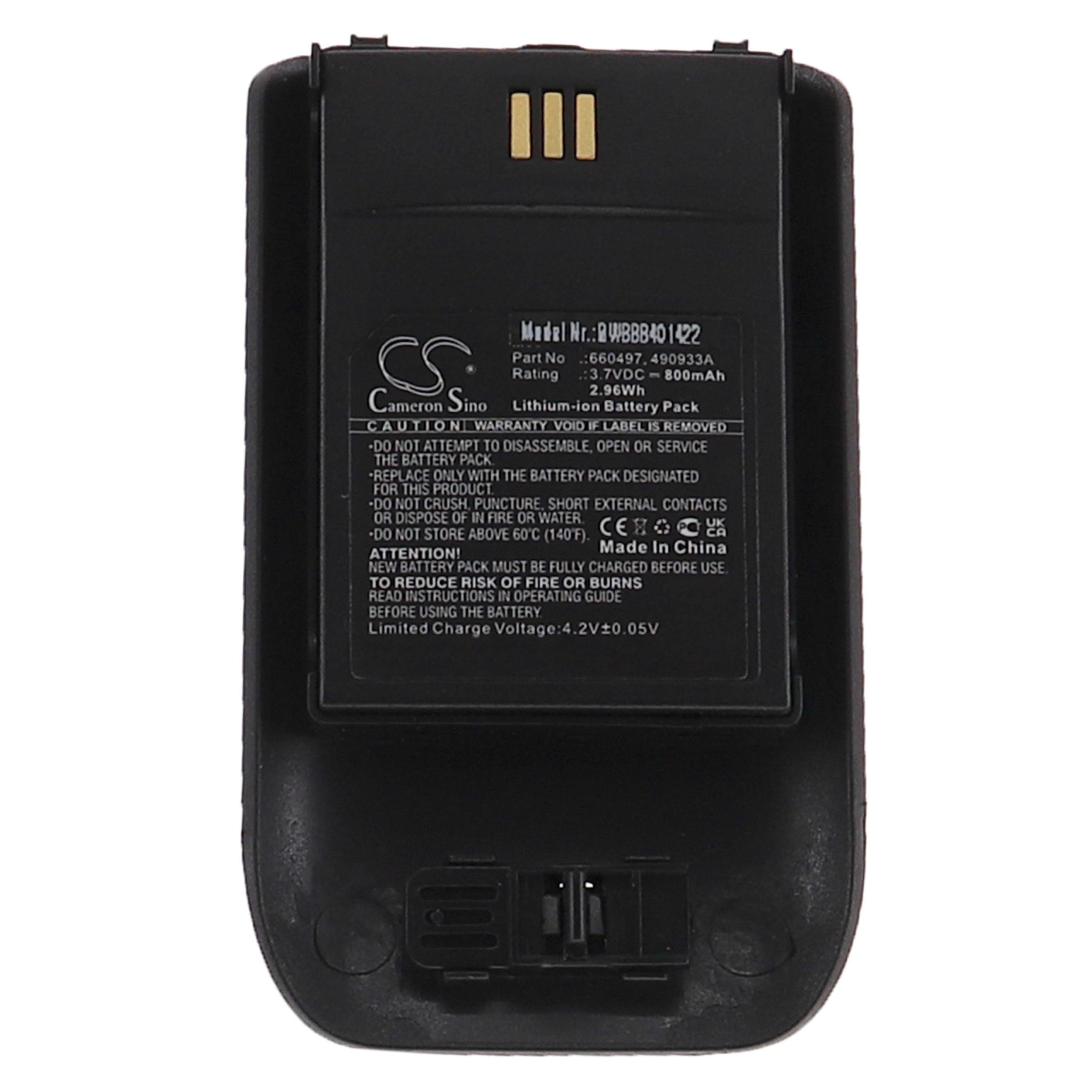 vhbw kompatibel mit Innovaphone IP73 Akku Li-Ion 800 mAh (3,7 V)