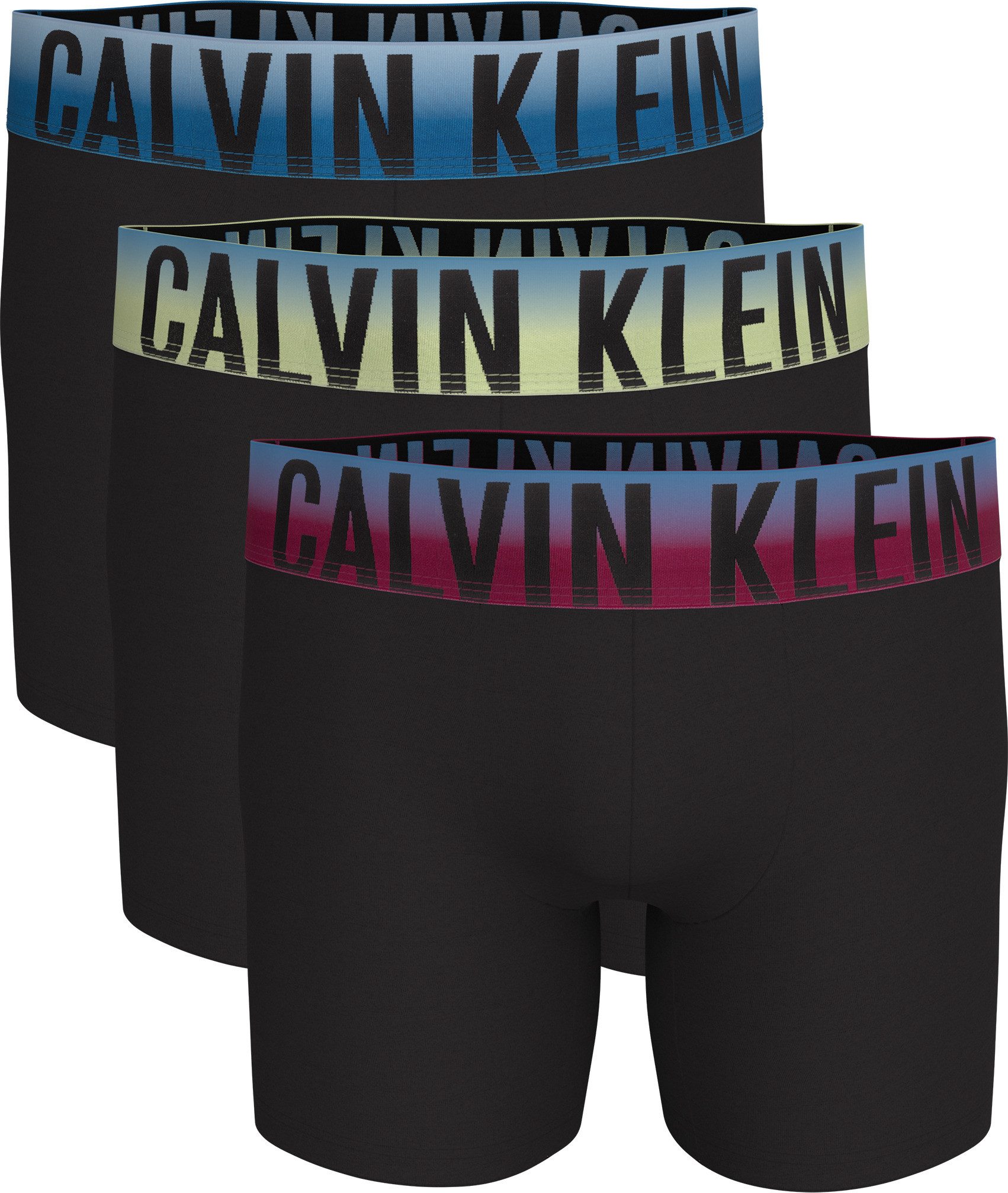 Calvin Klein Underwear Boxershorts BOXER BRIEF 3PK (Packung, 3-St., 3er-Pack) mit Logobund