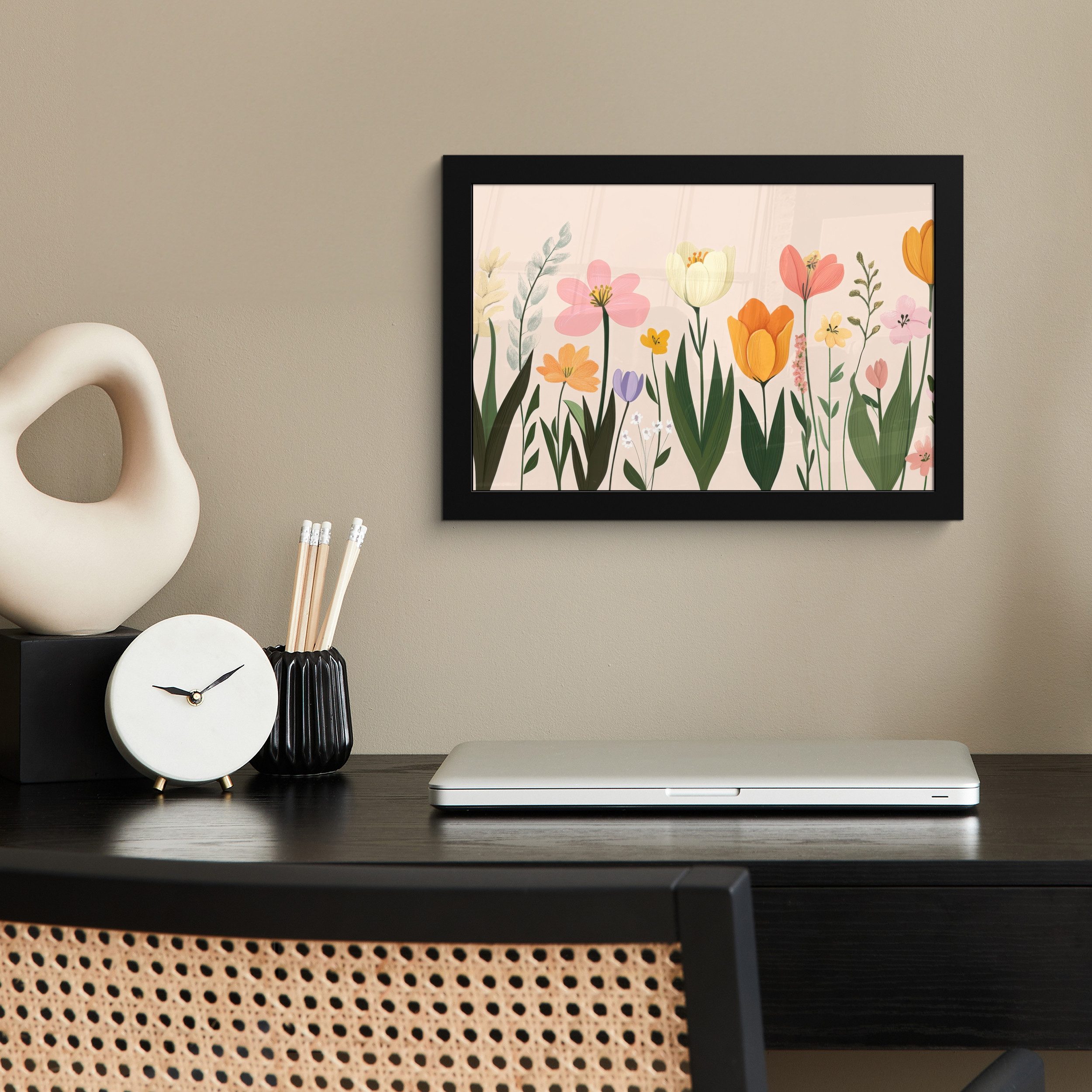 MuchoWow Poster Pastelltöne - Blumen - günstig online kaufen