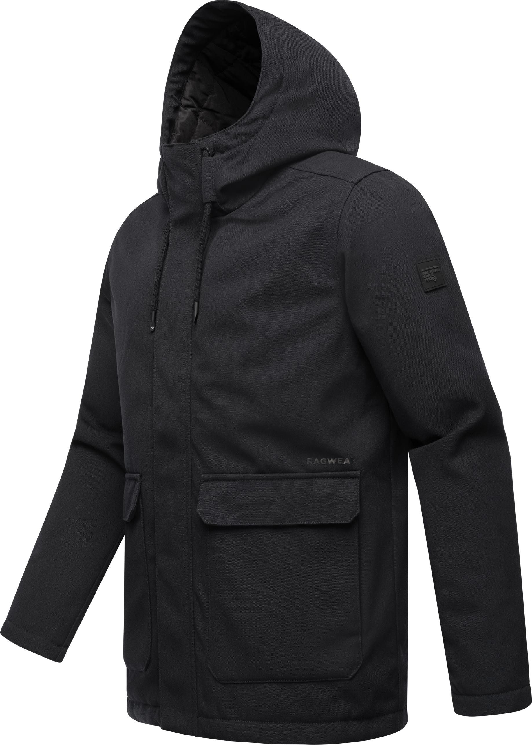 Ragwear Winterjacke Mr Them stylische Herren Outdoorjacke mit großer Kapuze