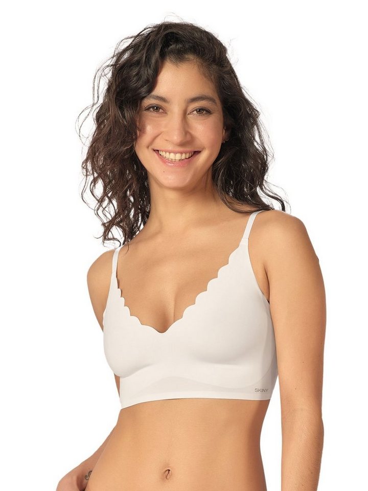 Skiny Bustier Damen Bustier mit herausnehmbare Pads Micro (Stück, 1-tlg) Unterbrustband