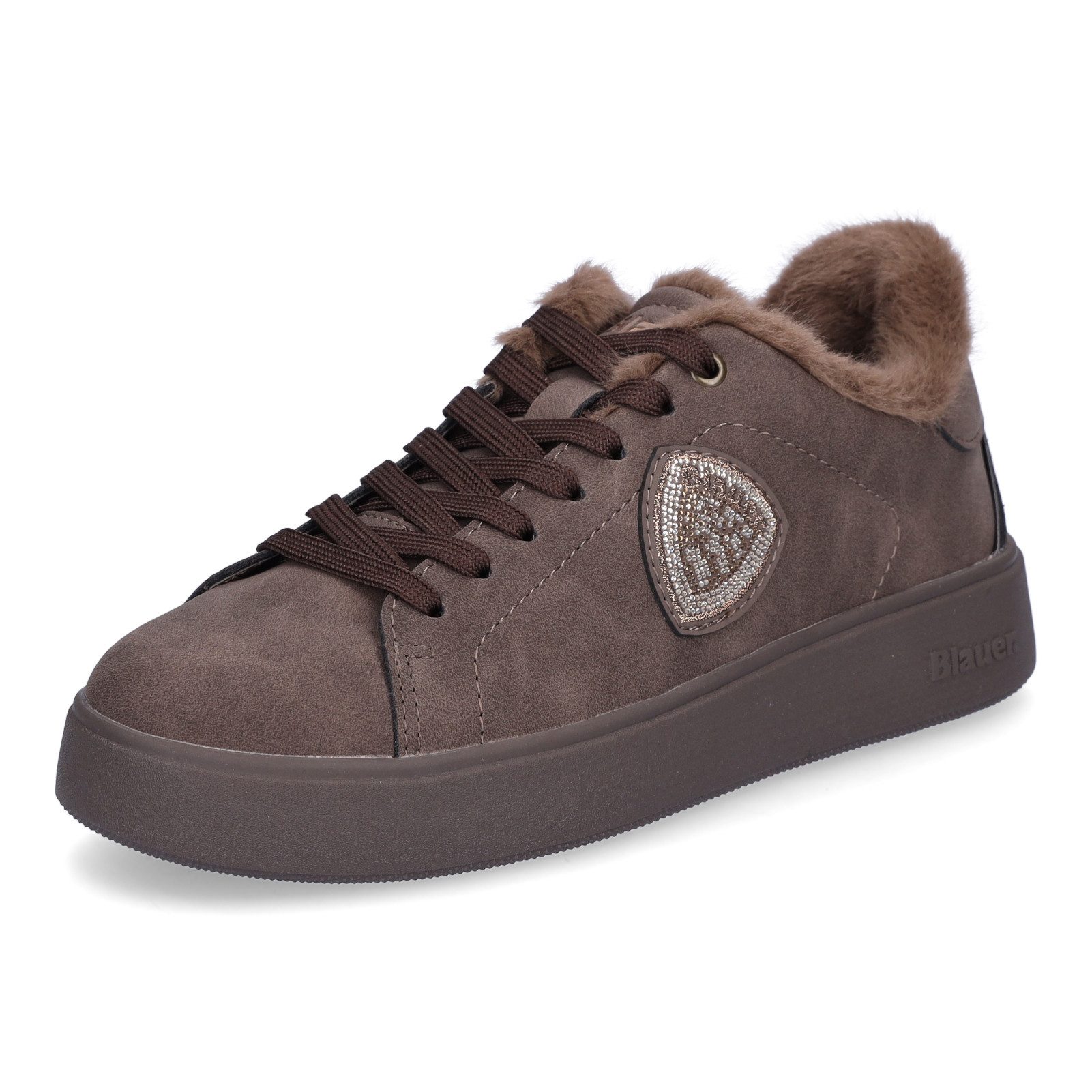 Blauer.USA Blauer Damen Sneaker Victory dunkelbraun Sneaker