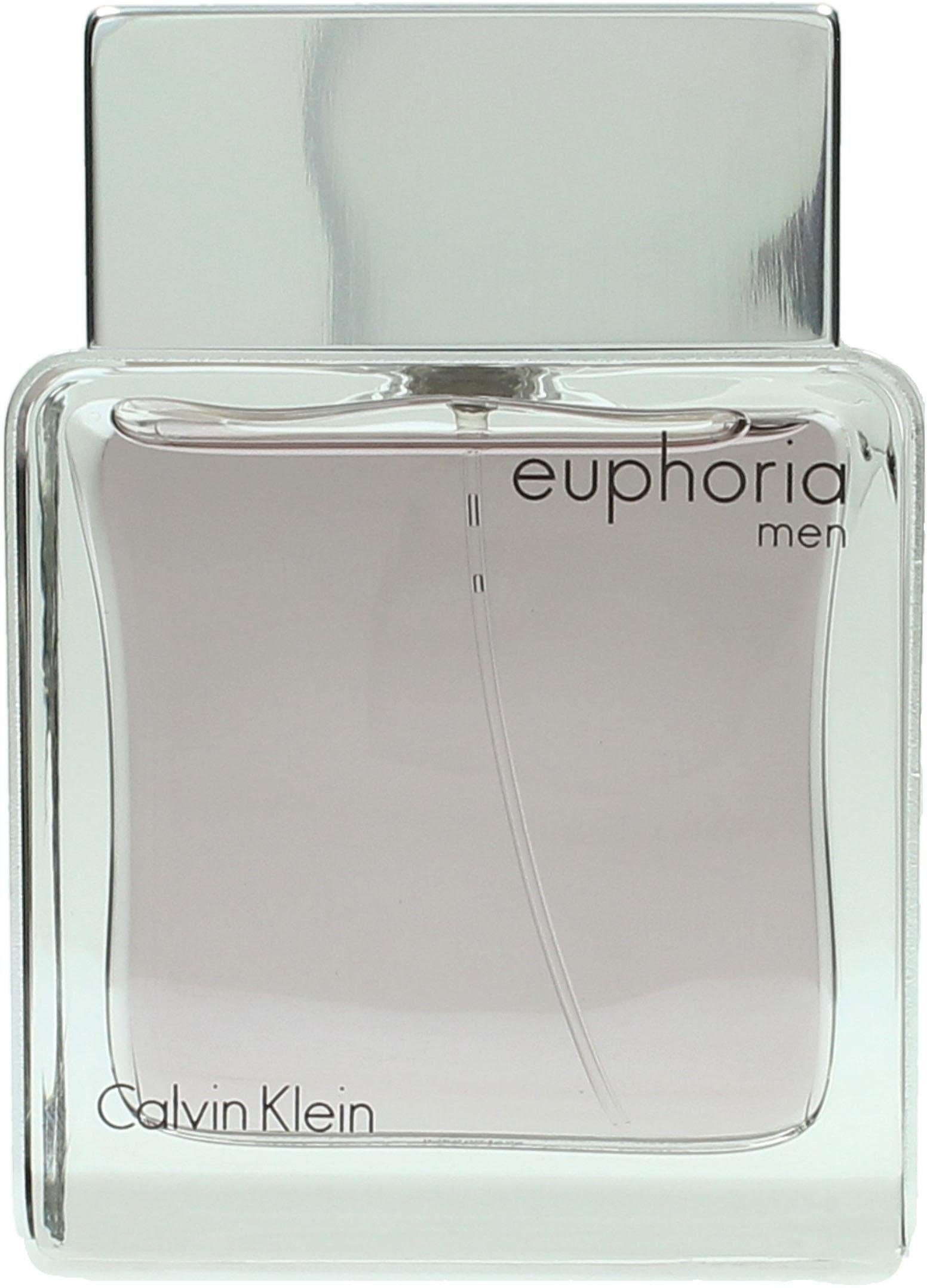 Calvin Klein Eau de Toilette EUPHORIA MEN, Holzig-würziger Duft mit Ingwer, Zedernholz, Salbei und Wildleder.