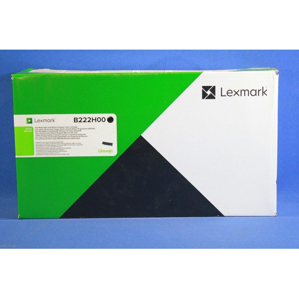 Tonerkartusche Lexmark B222H00 Toner, 3.000 Seiten Reichweite.