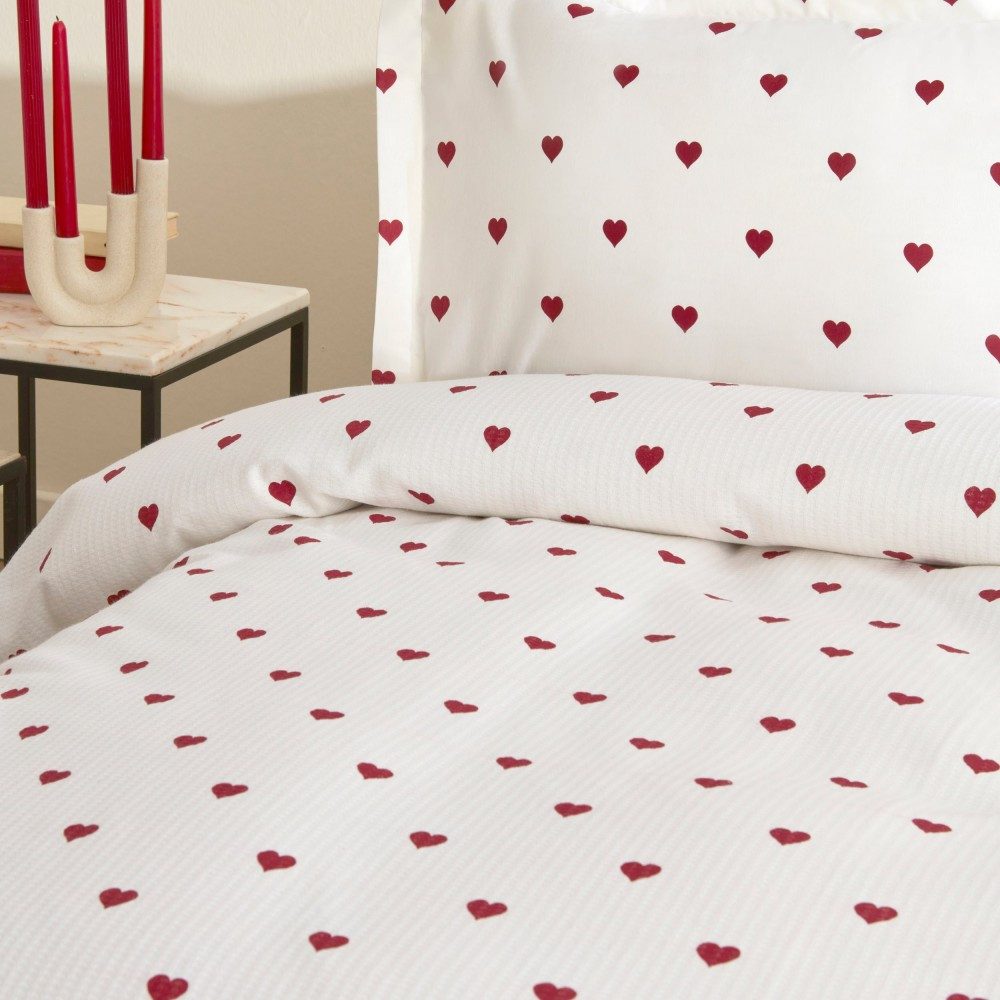 Karaca Bettwäsche Sarah Anderson Amour Einzelbett Piké Tagesdecke Decke Set günstig online kaufen