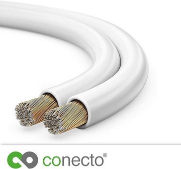 conecto conecto 25m Lautsprecherkabel Lautsprecher Boxen Kabel 2x1,5mm² CCA Audio-Kabel