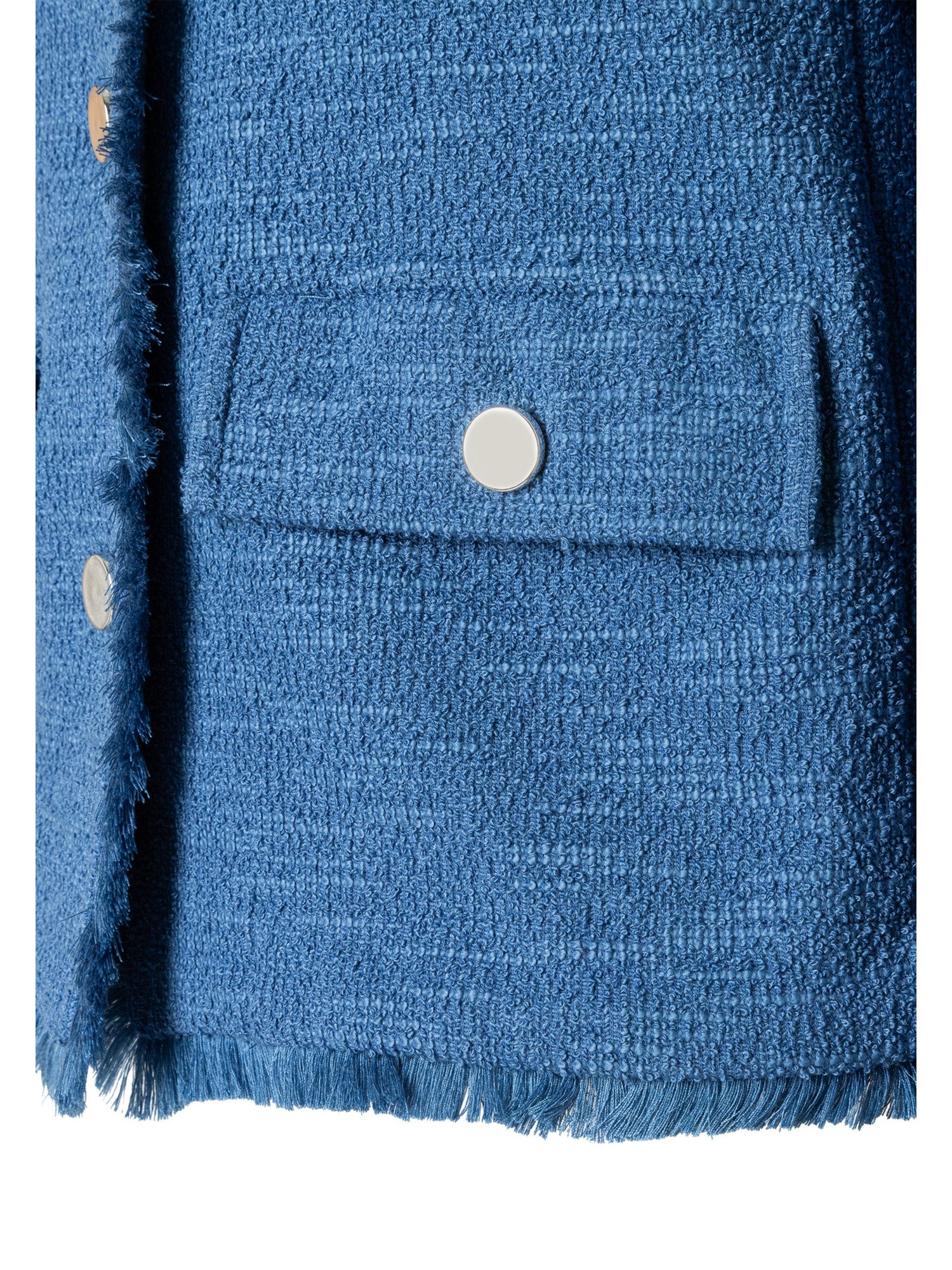 MORE&MORE Jerseyblazer Boucléjersey-Kurzblazer