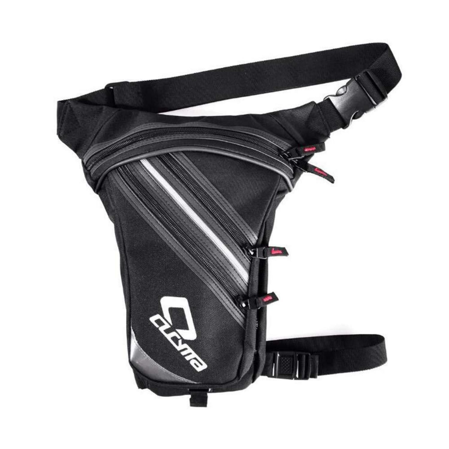 Beintasche Gürteltasche Leinwand Motorrad Beintasche Drop-Bein reflektierend