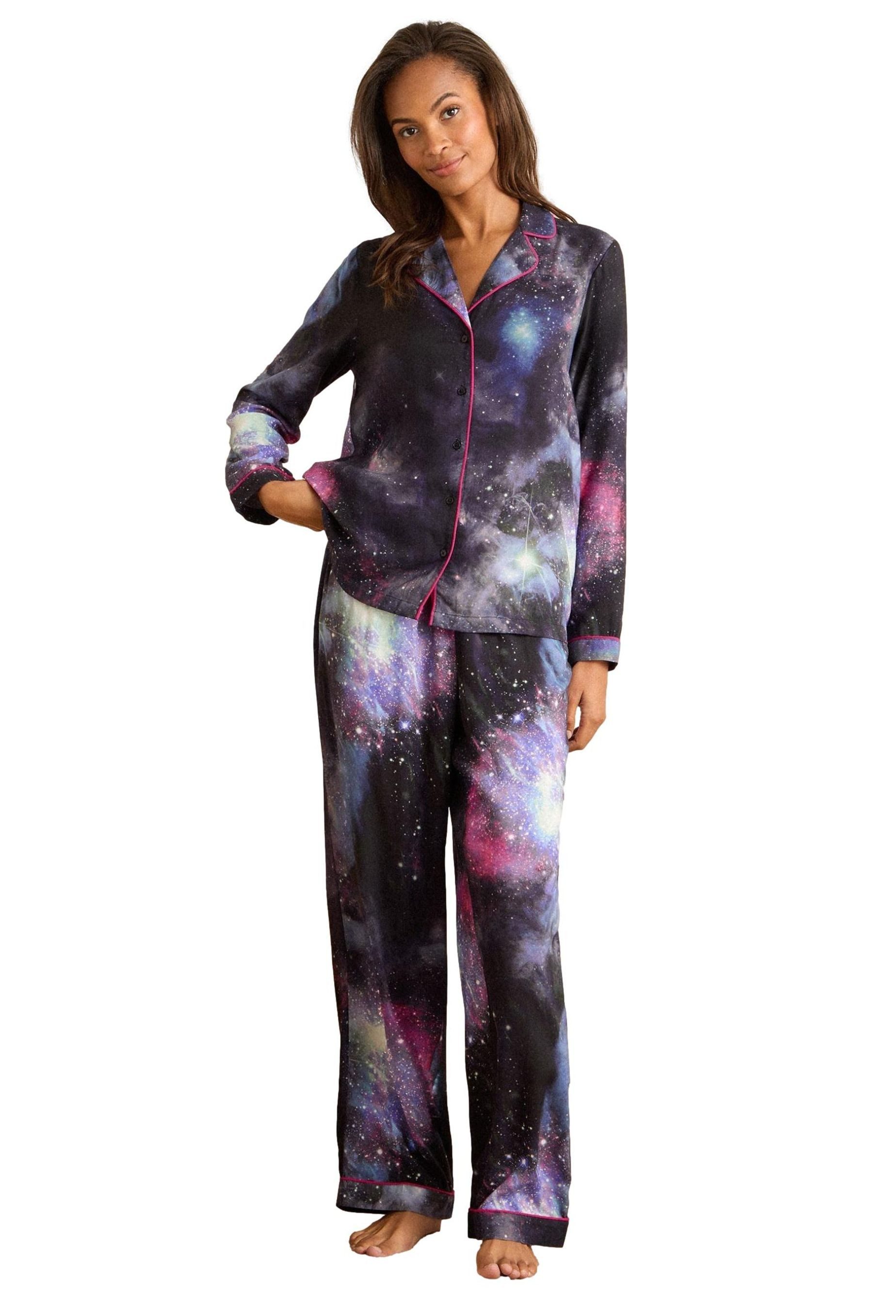 Love & Roses Pyjama Love & Roses Durchgeknöpfter Schlafanzug (2 tlg) günstig online kaufen