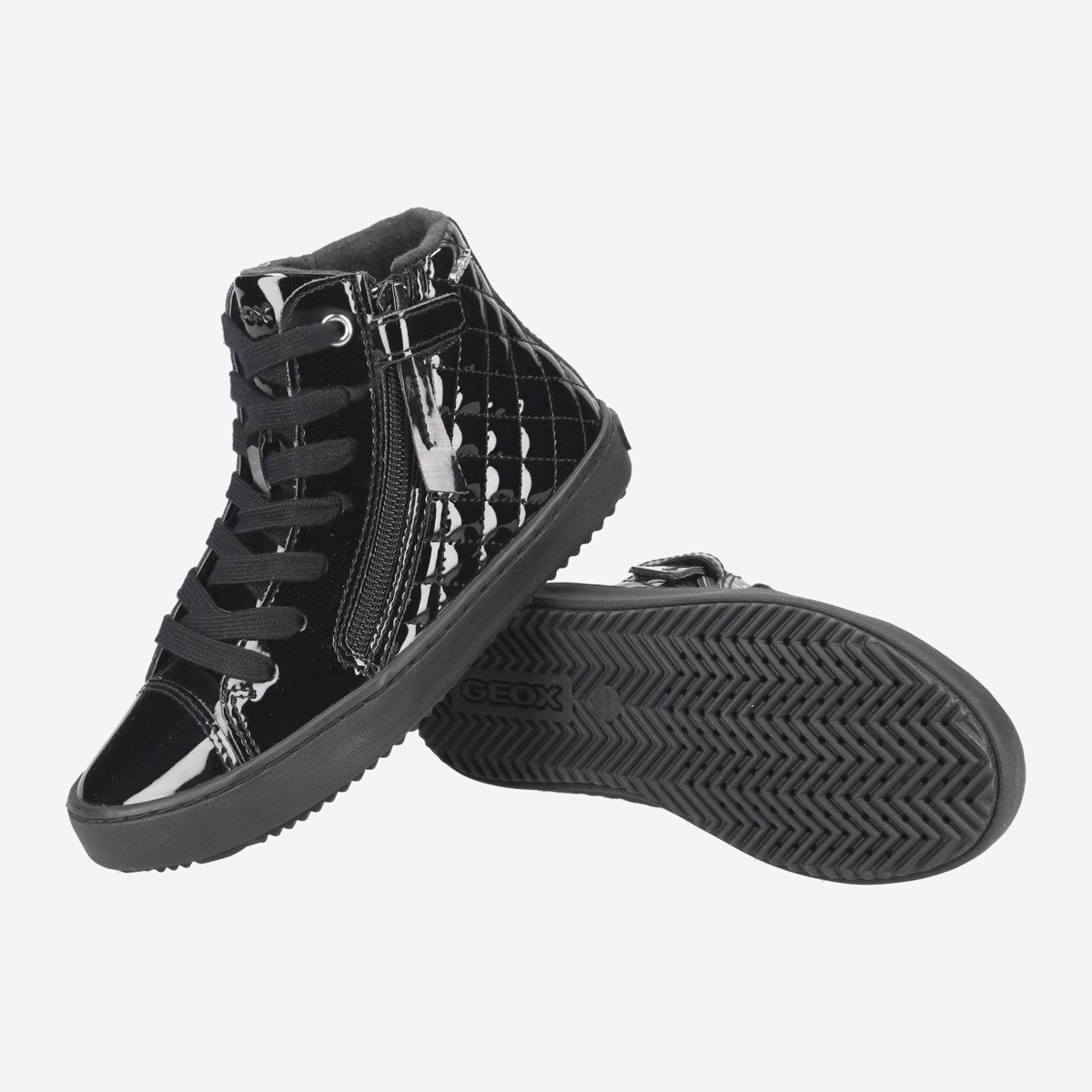 Geox GEOX KALISPERA, Warmfutter, Schwarz, Kinder Sneaker