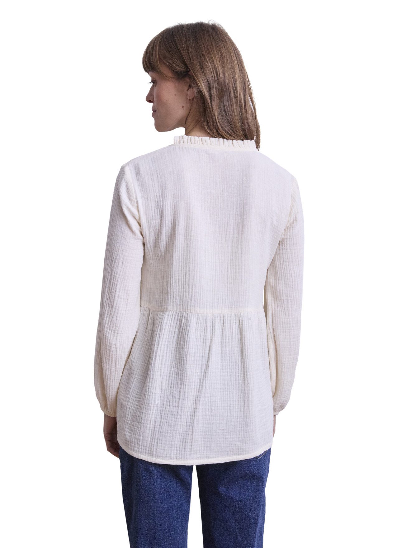 vertbaudet Umstandsbluse Bluse für Schwangerschaft & Stillzeit