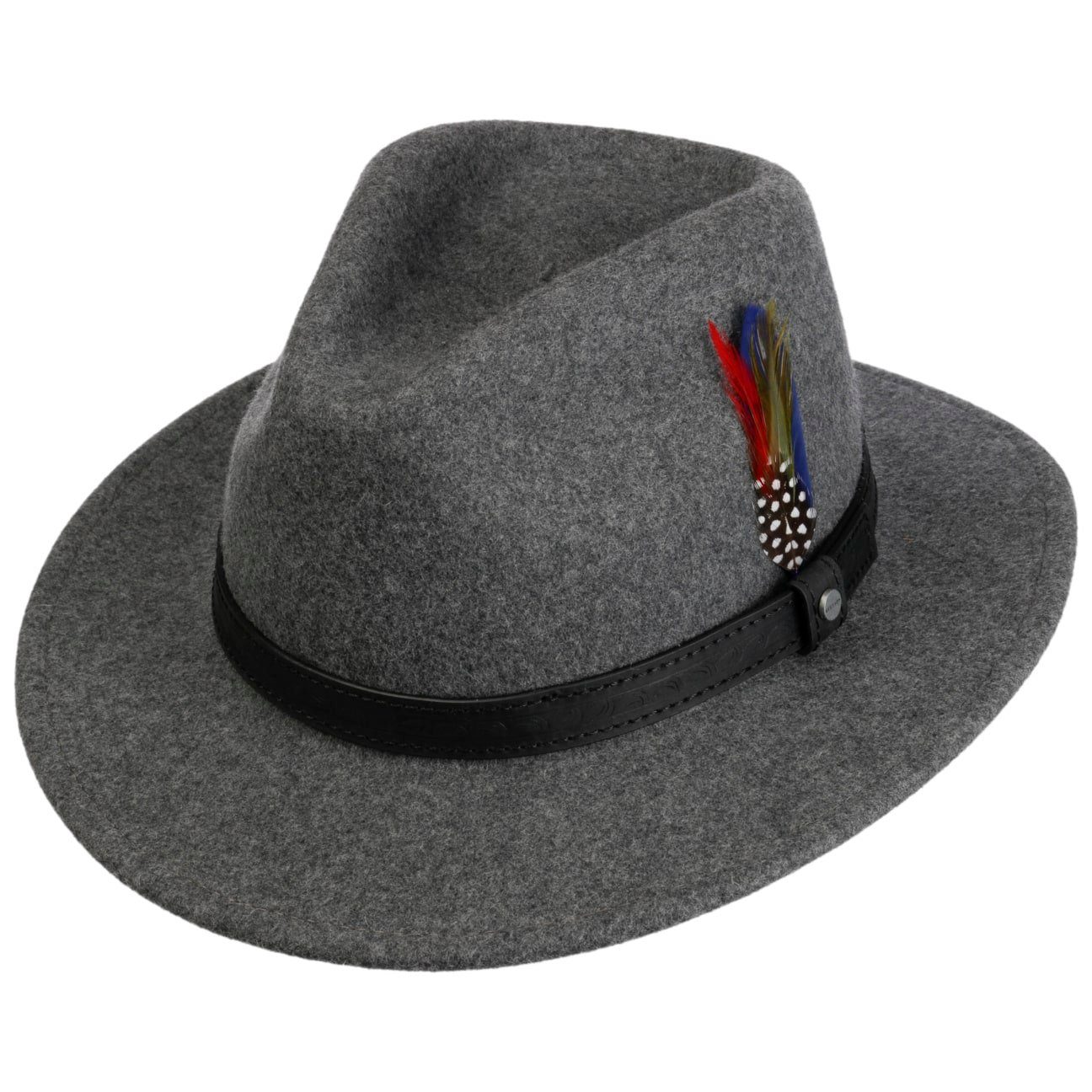 Stetson Filzhut (1-St) Filzhut mit Lederband