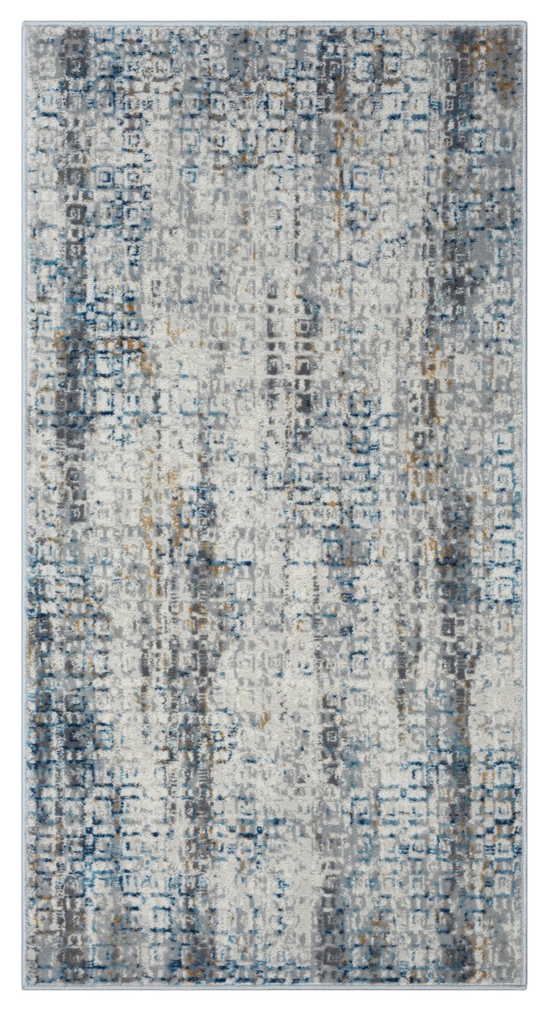 Wohnando Teppich MY-RUG Hanne 2, Kurzflor-Teppich 150x80cm, rechteckig, Höhe: 10 mm, weich, gemütlich, mit schönem Muster, flachgewebt