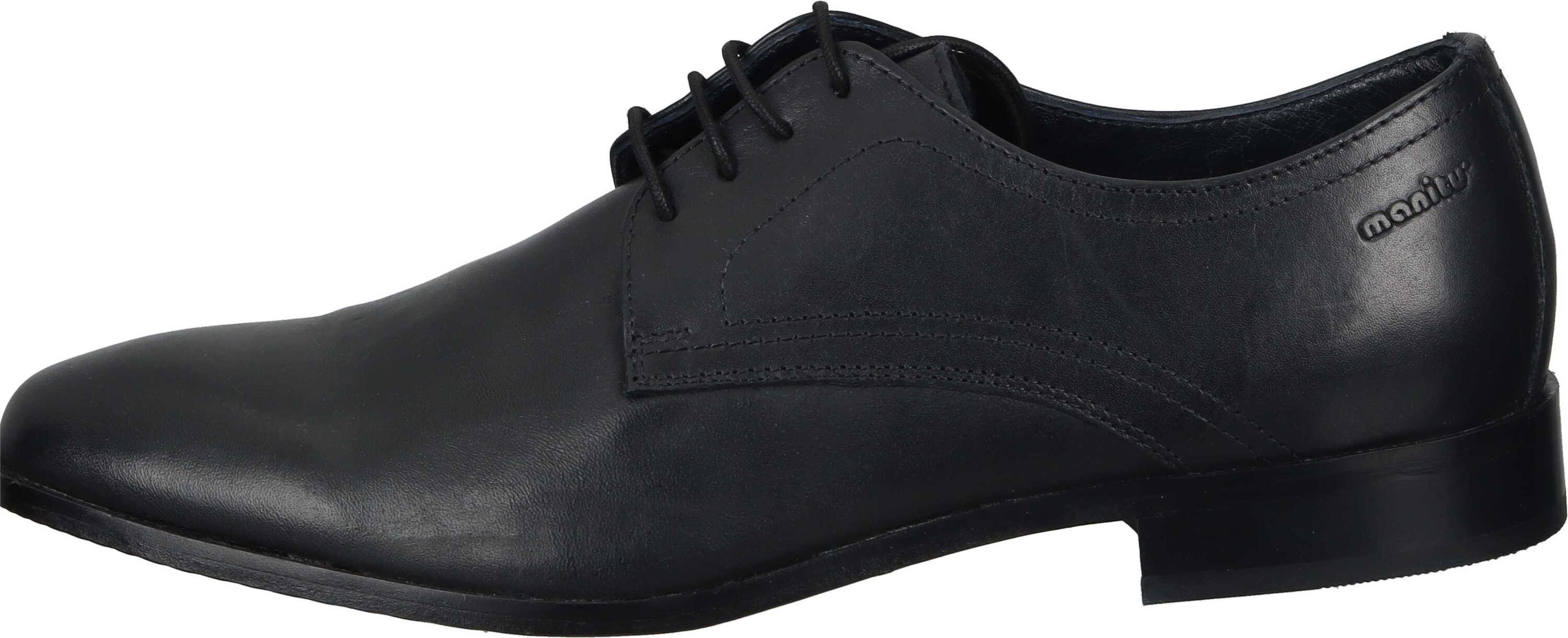 Manitu Schnürer Schnürschuh aus echtem Leder