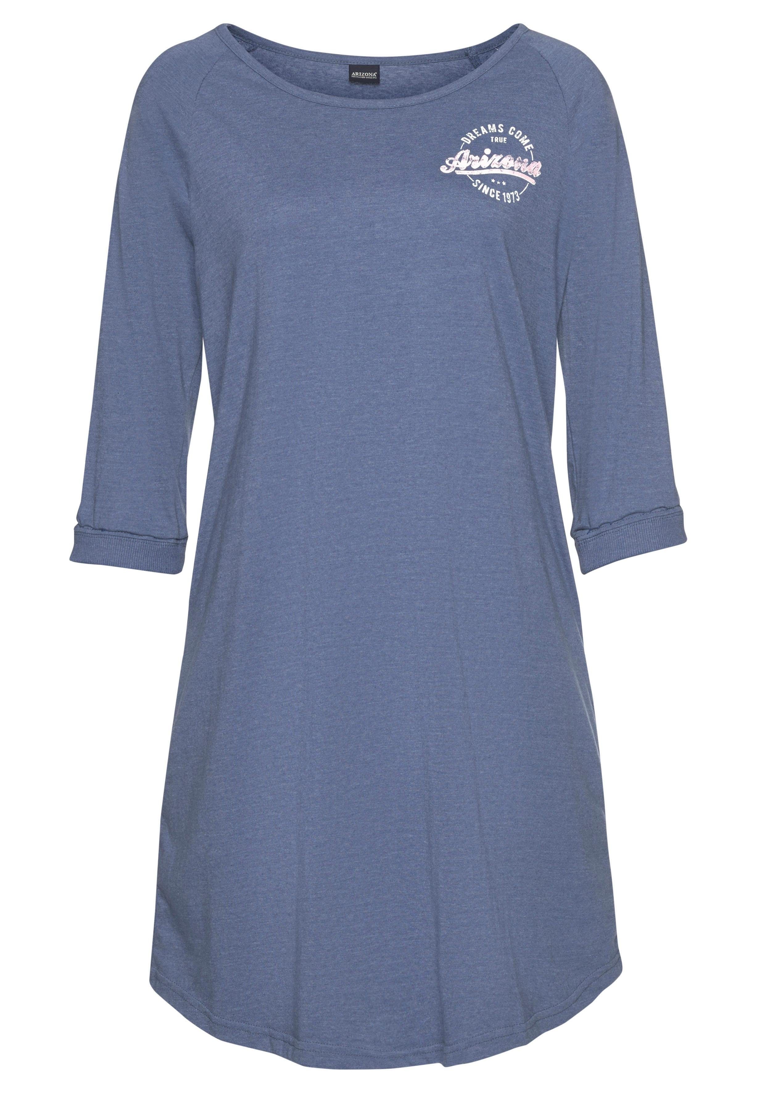 Arizona Nachthemd im College-Look mit Folienprint günstig online kaufen