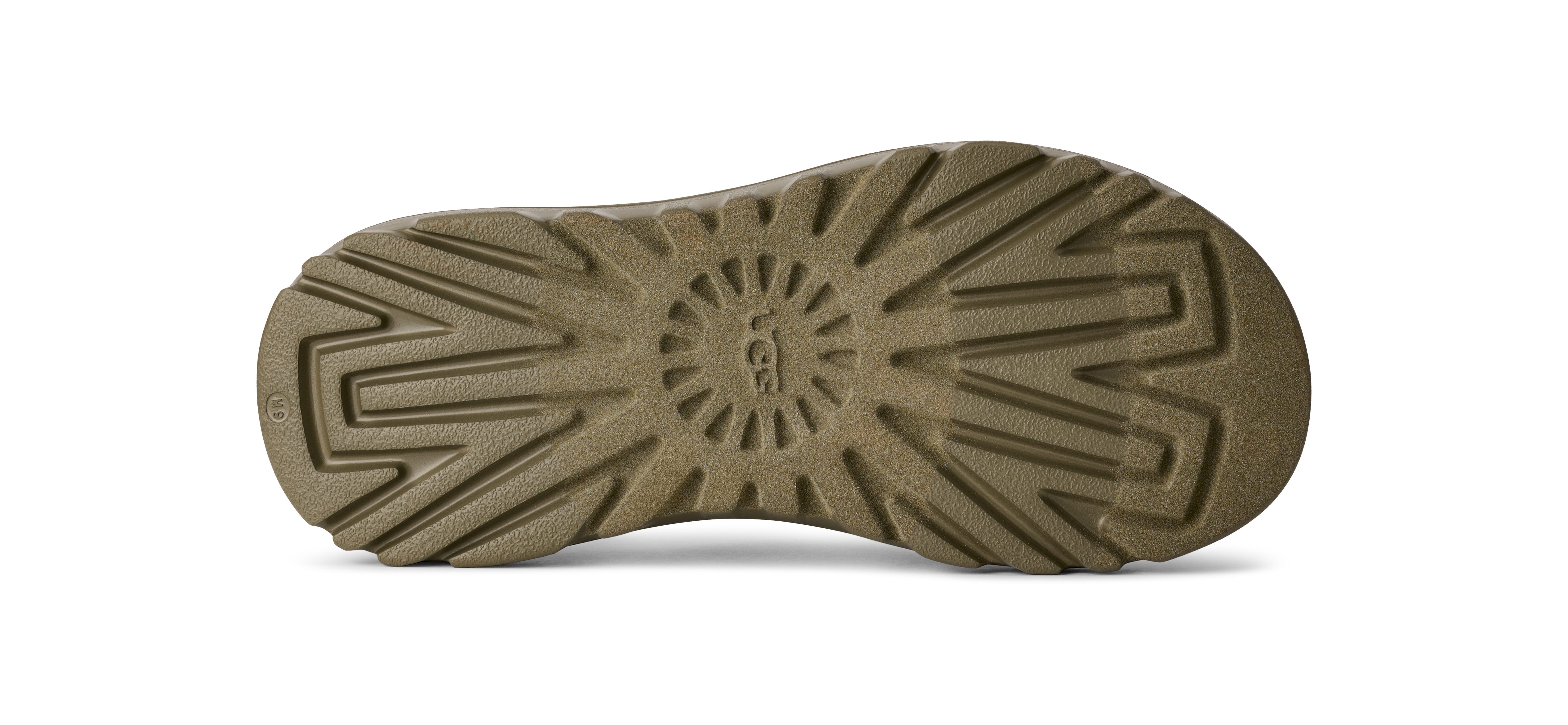 UGG PEAKMOD SLIDE Pantolette Mule, Sabot mit Textil-Einfass
