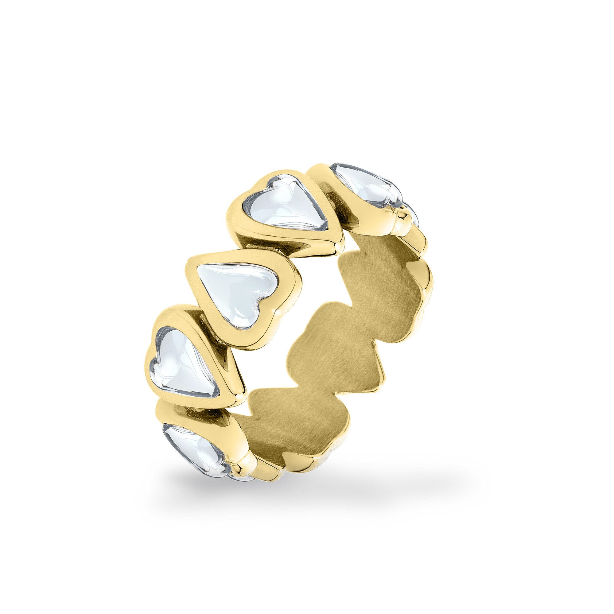 Liebeskind Berlin Fingerring Glass Heart Edelstahl günstig online kaufen