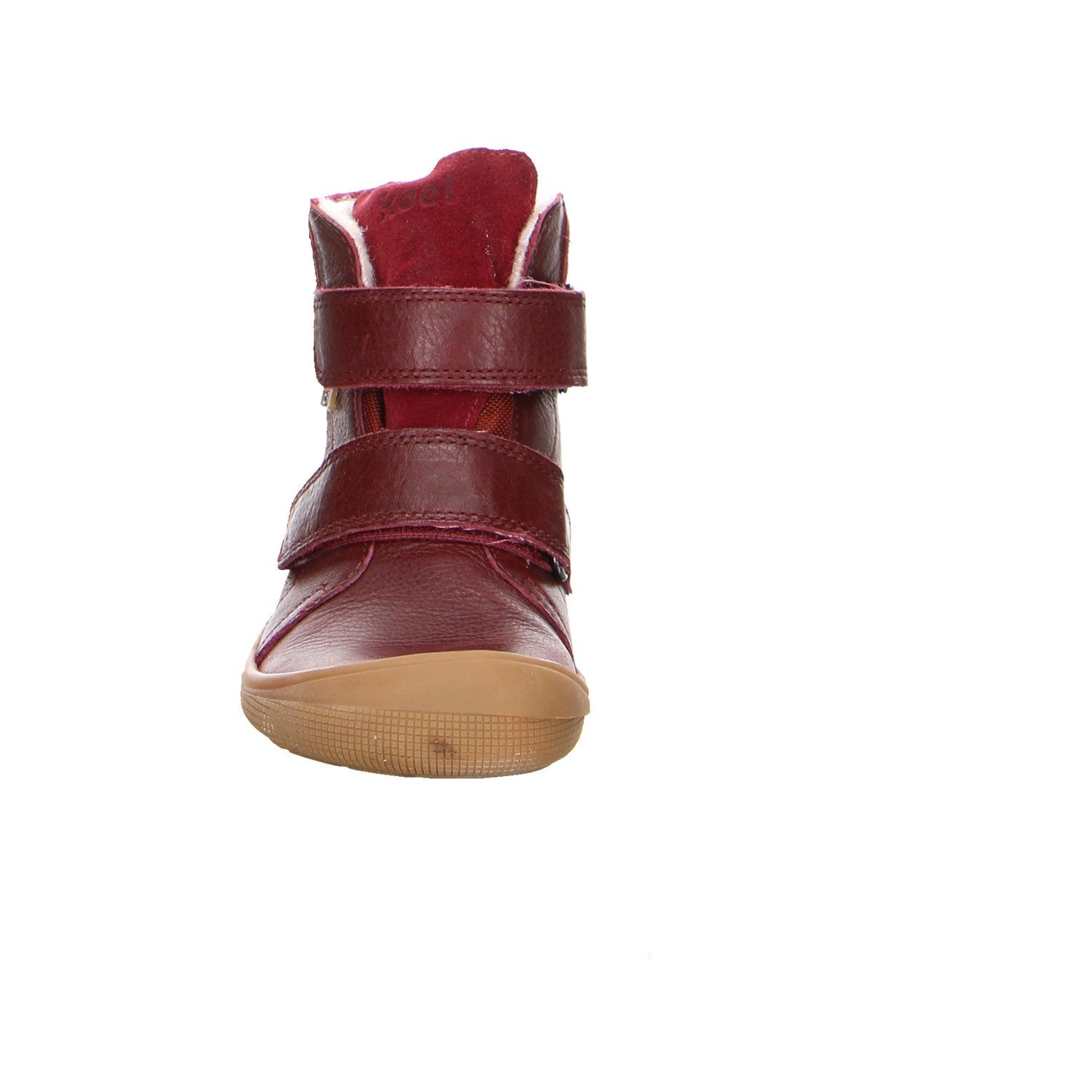 KOEL Koel Bot Desp Velcro Leder Klettstiefel Winter Mädchen rot Winterstiefelette