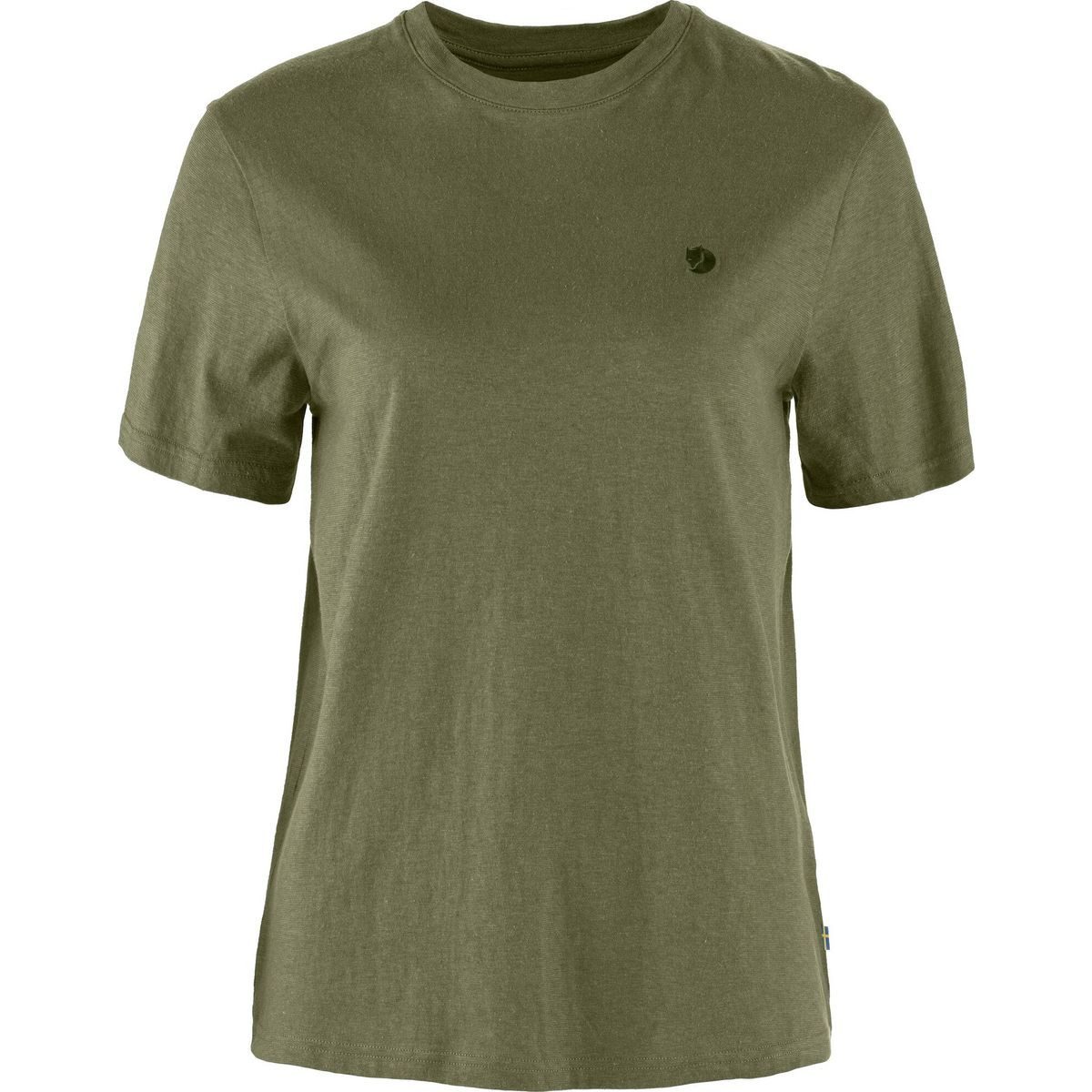 Fjällräven Kurzarmshirt Hemp Blend T-shirt W Leichtes, atmungsaktives T-Shirt aus Bio-Baumwolle und Hanf mit