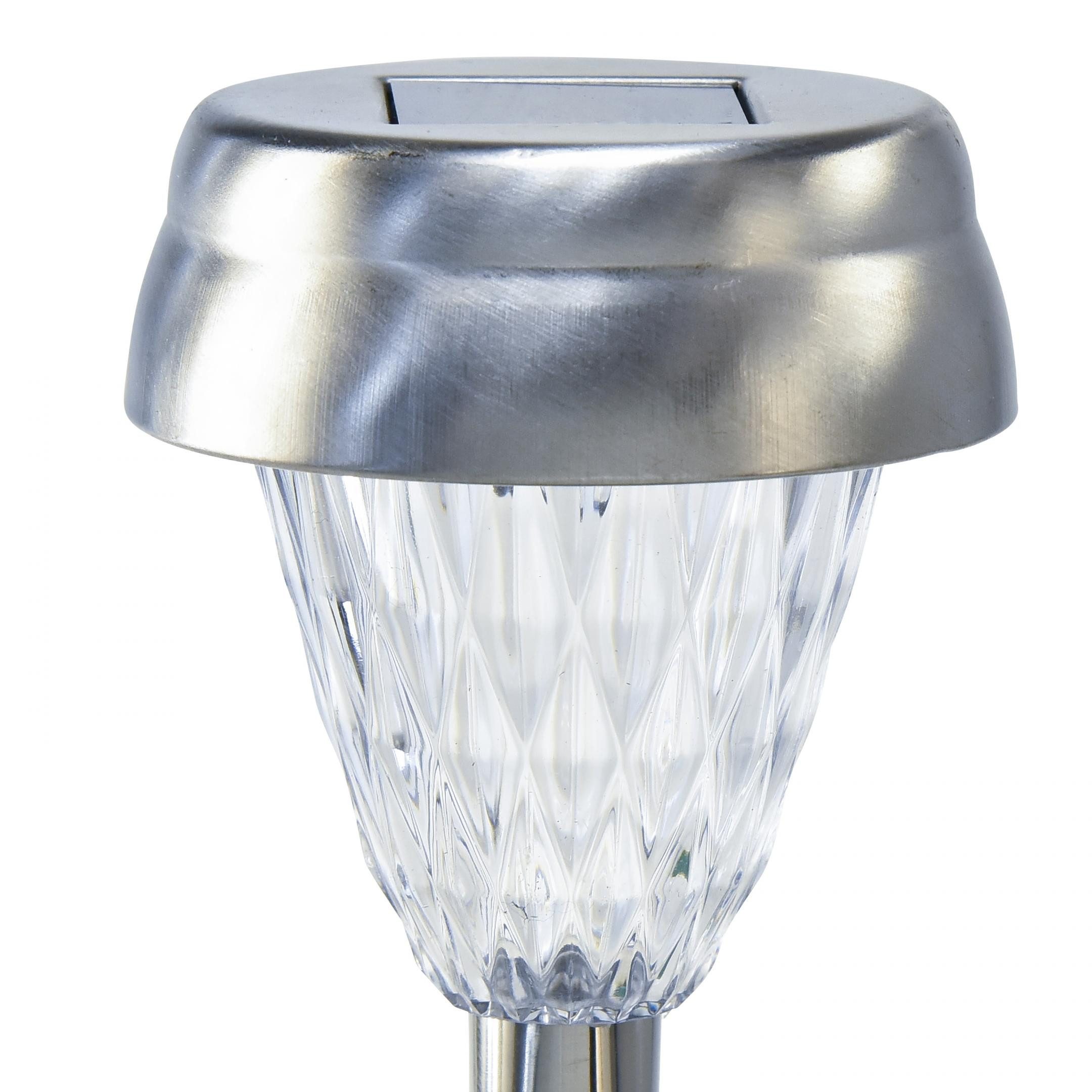 Kaemingk Windlicht Solarbetriebene LED Gartenleuchten mit Erdspieß und, 4 Stück