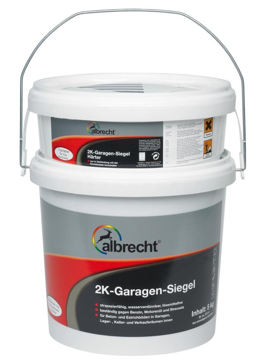 Albrecht Zementfarbe Albrecht 2K-Garagen-Siegel 5 kg RAL 7032
