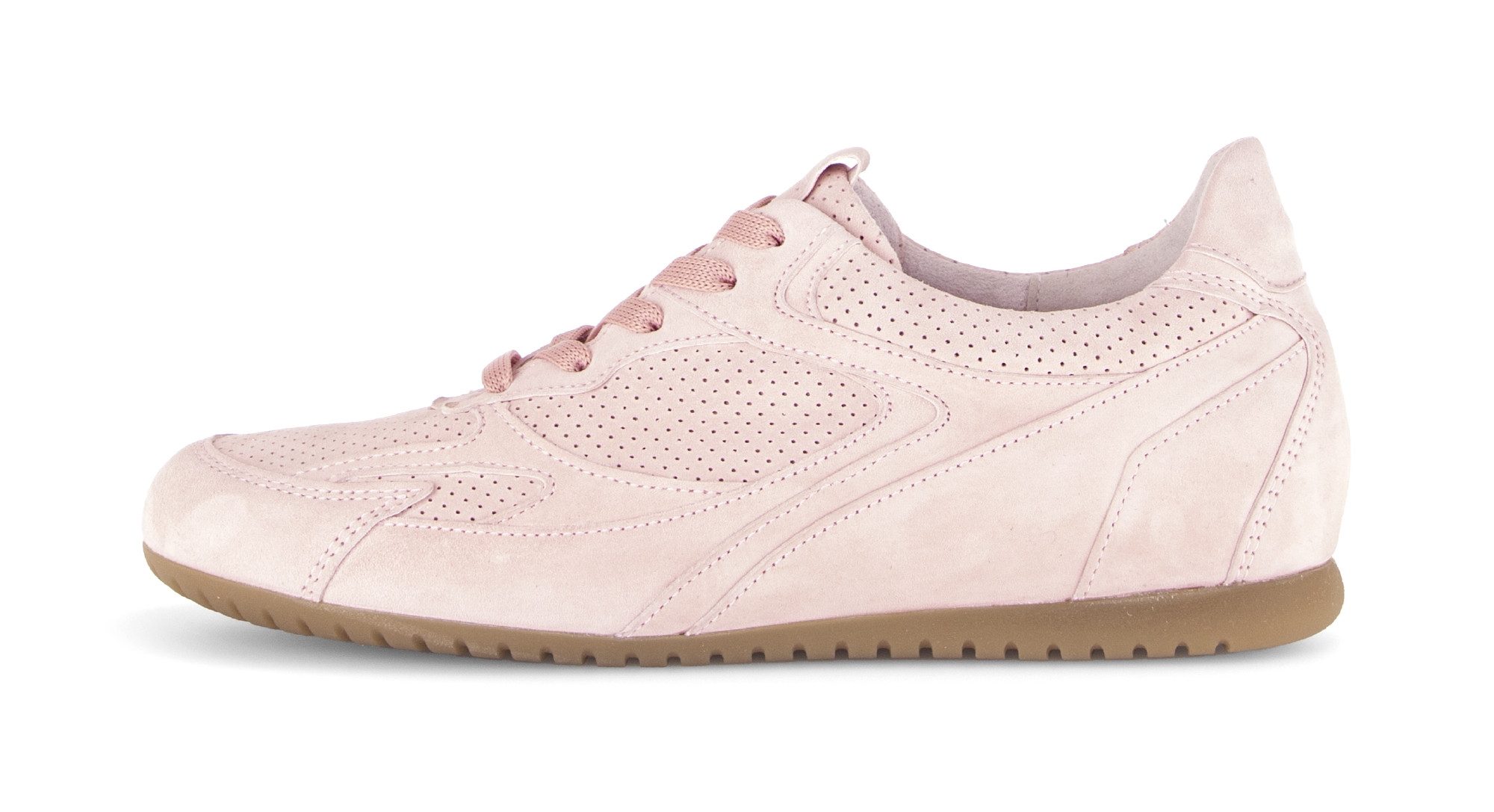 Gabor DAVOS Sneaker Freizeitschuh, Halbschuh, Schnürschuh mit Lochmuster, G-Weite