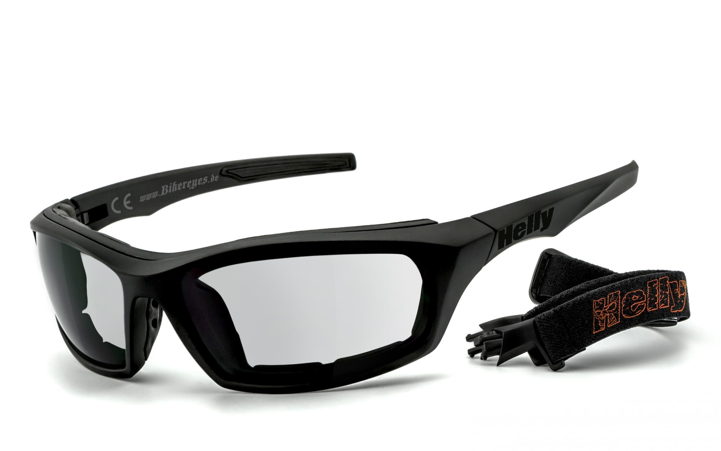 Helly - No.1 Bikereyes Motorradbrille i-stealth, schnell selbsttönende Стекло