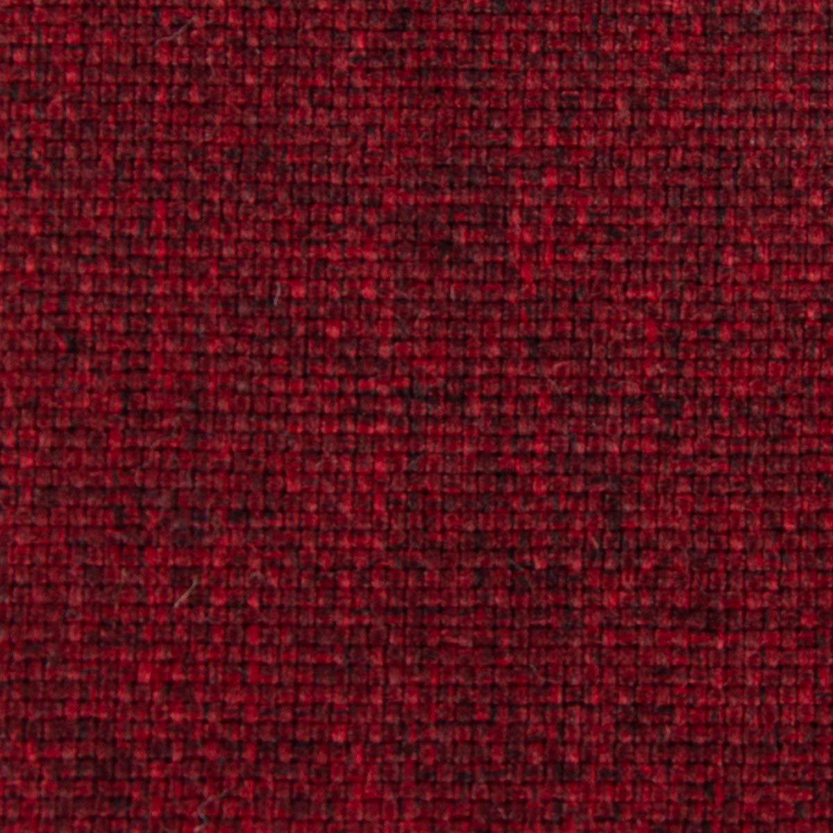 SCHÖNER LEBEN. Stoff Polsterstoff Meterware LUXURY mit Fleckschutz karminrot meliert 140cm, beschichtet