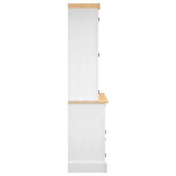 vidaXL Sideboard Highboard Corona 112x43x196 cm Massivholz Mexikanische Kiefer (1 St)