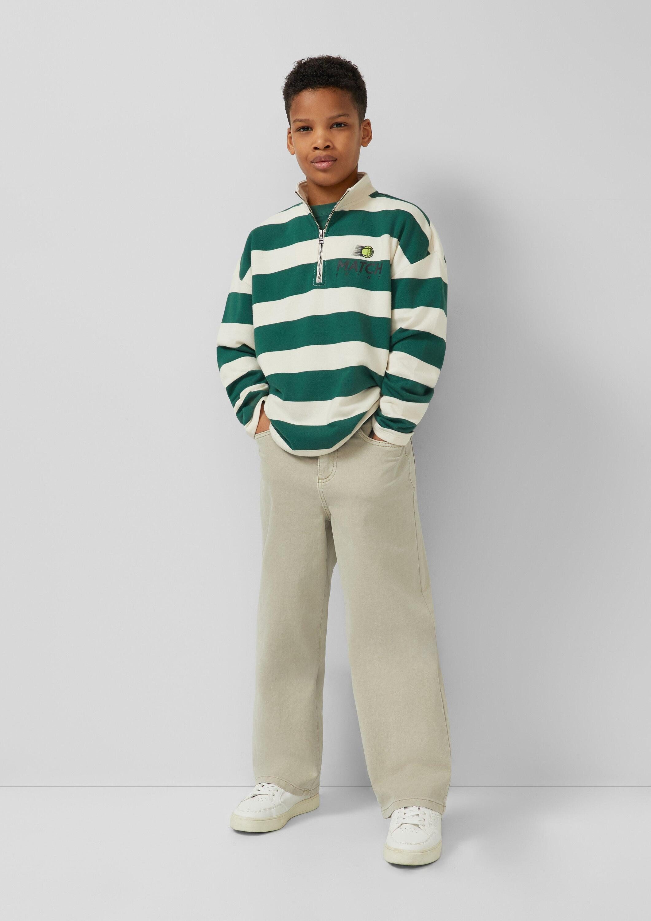 s.Oliver Chinos Hose BAGGY Baggy / Relaxed Fit / Mid Rise / Wide Leg
