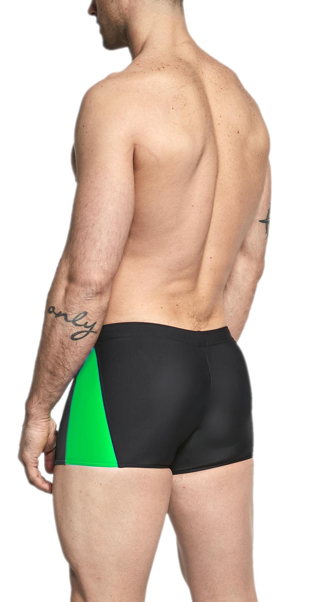 Aquarti Badehose Aquarti Herren Badehose Kurz mit Seitlichem Streifen – Bild 3 von 5