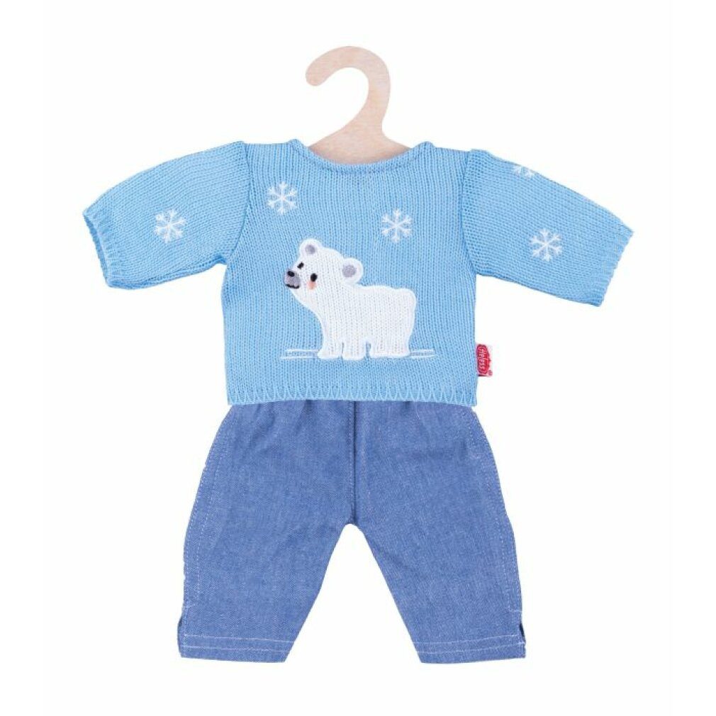 Heless Puppenkleidung Pu-Pullover m. Jeans, Gr. 35-45cm