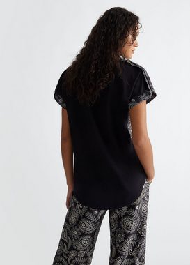 Liu Jo T-Shirt Kurzarmshirt - T-Shirt mit Bandana-Print - T-SHIRT MODA